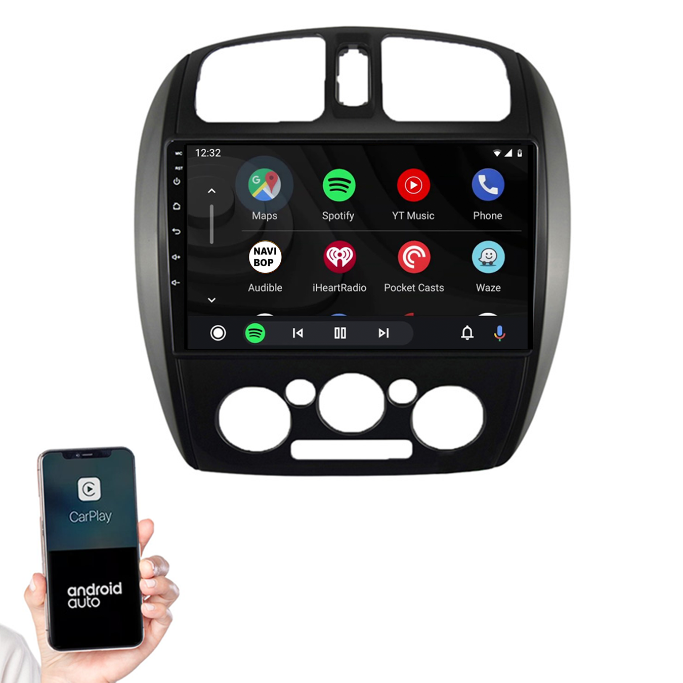 Mazda 323 | Autoradio | 2003 t/m 2009 | Android 14 | Apple CarPlay & Android Auto