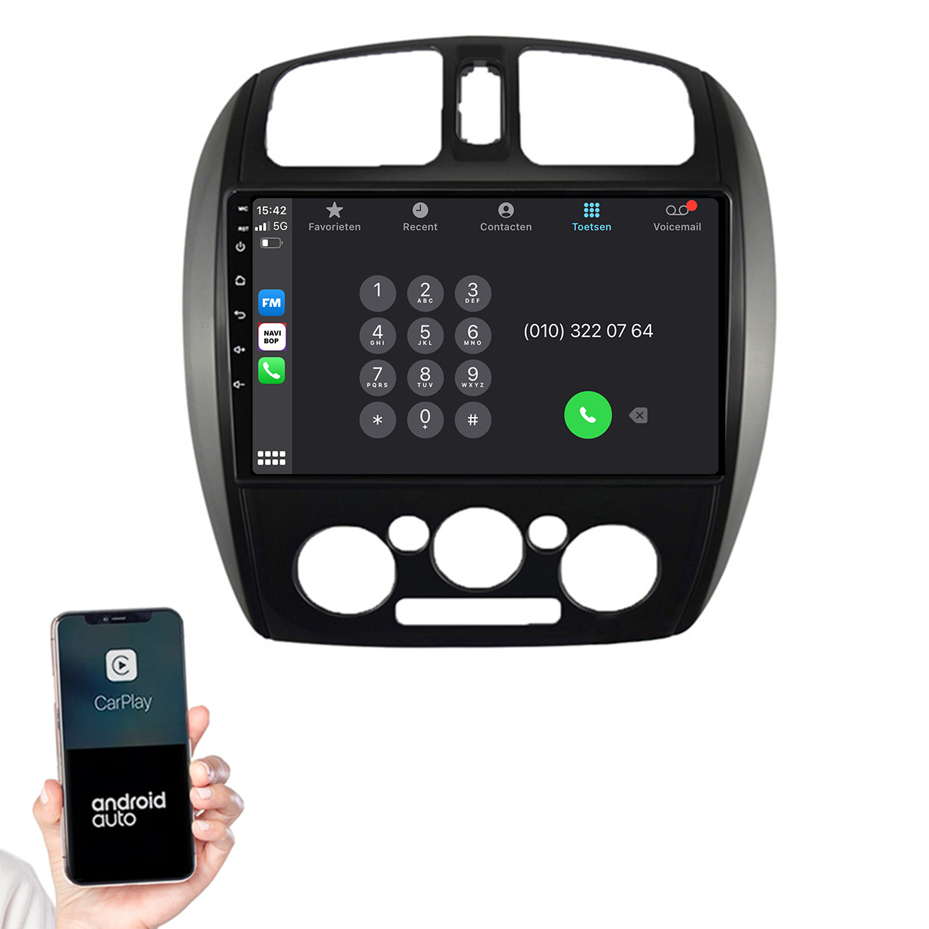 Mazda 323 | Autoradio | 2003 t/m 2009 | Android 14 | Apple CarPlay & Android Auto