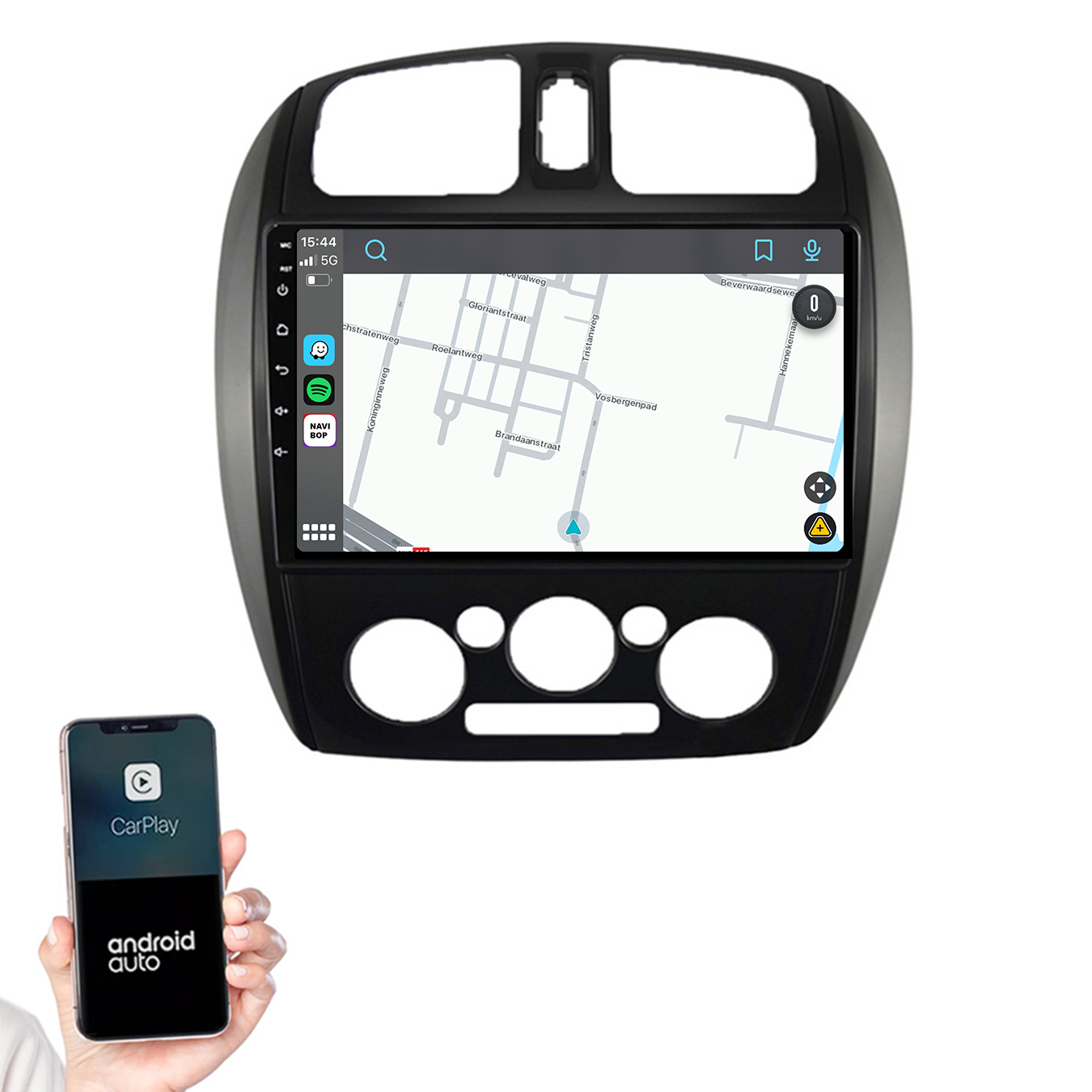 Mazda 323 | Autoradio | 2003 t/m 2009 | Android 14 | Apple CarPlay & Android Auto