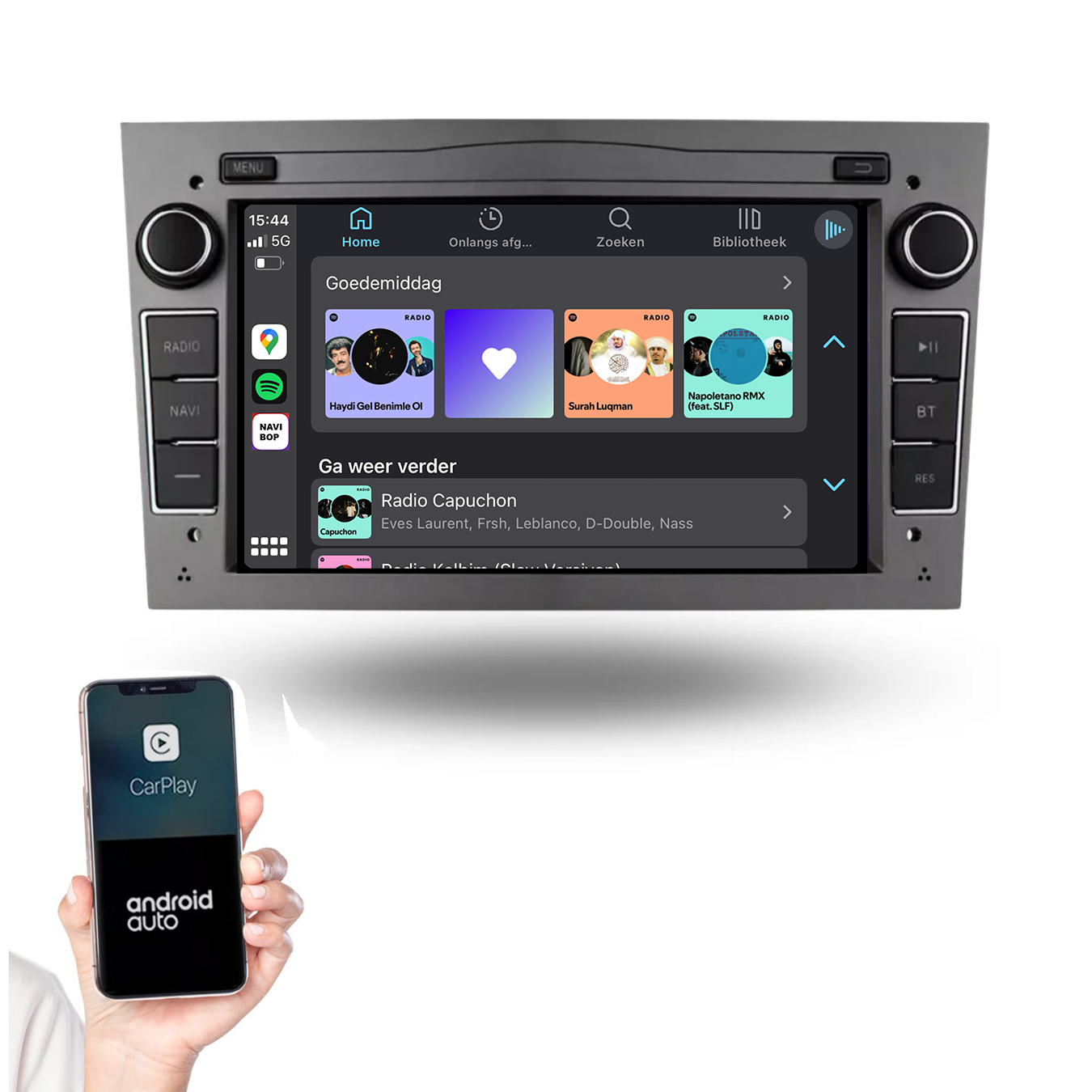 Opel Astra H | Autoradio | 2004 t/m 2010 | Android 14 | Apple CarPlay & Android Auto