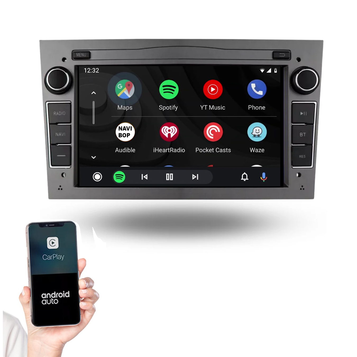 Opel Astra H | Autoradio | 2004 t/m 2010 | Android 14 | Apple CarPlay & Android Auto