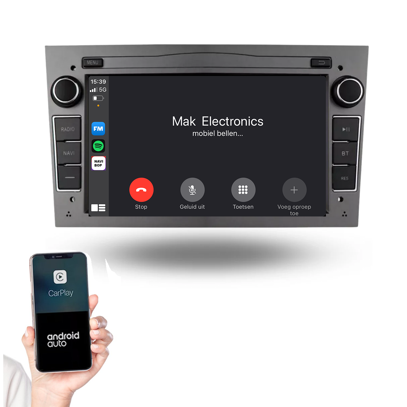 Opel Astra H | Autoradio | 2004 t/m 2010 | Android 14 | Apple CarPlay & Android Auto