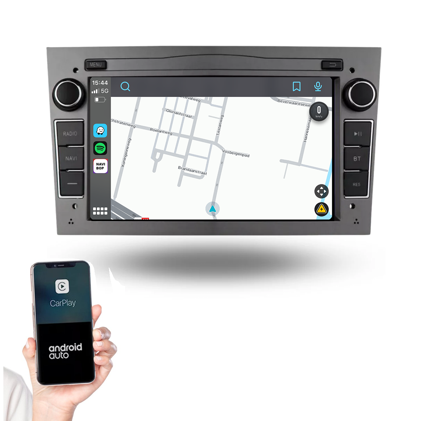 Opel Astra H | Autoradio | 2004 t/m 2010 | Android 14 | Apple CarPlay & Android Auto
