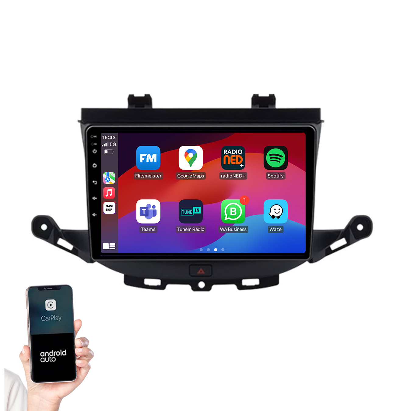 Opel Astra H | Autoradio | 2013 t/m 2021 | Android 14 | Apple CarPlay & Android Auto
