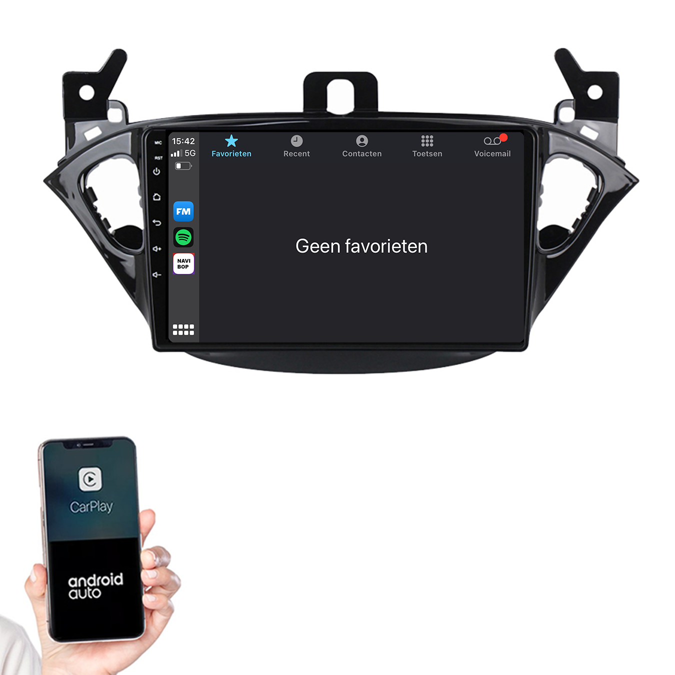 Opel Corsa E | Autoradio | 2015 t/m 2020 | Android 14 | Apple CarPlay & Android Auto