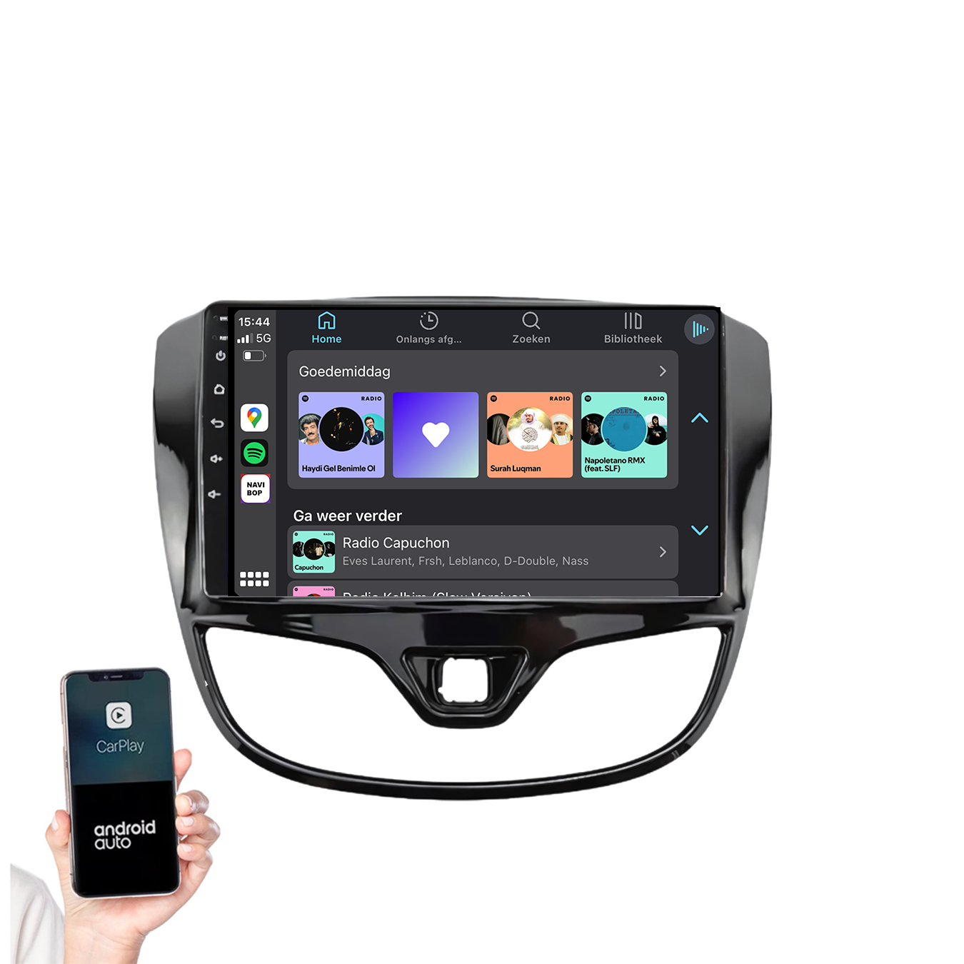 Opel Karl | Autoradio | 2015 t/m 2020 | Android 14 | Apple CarPlay & Android Auto