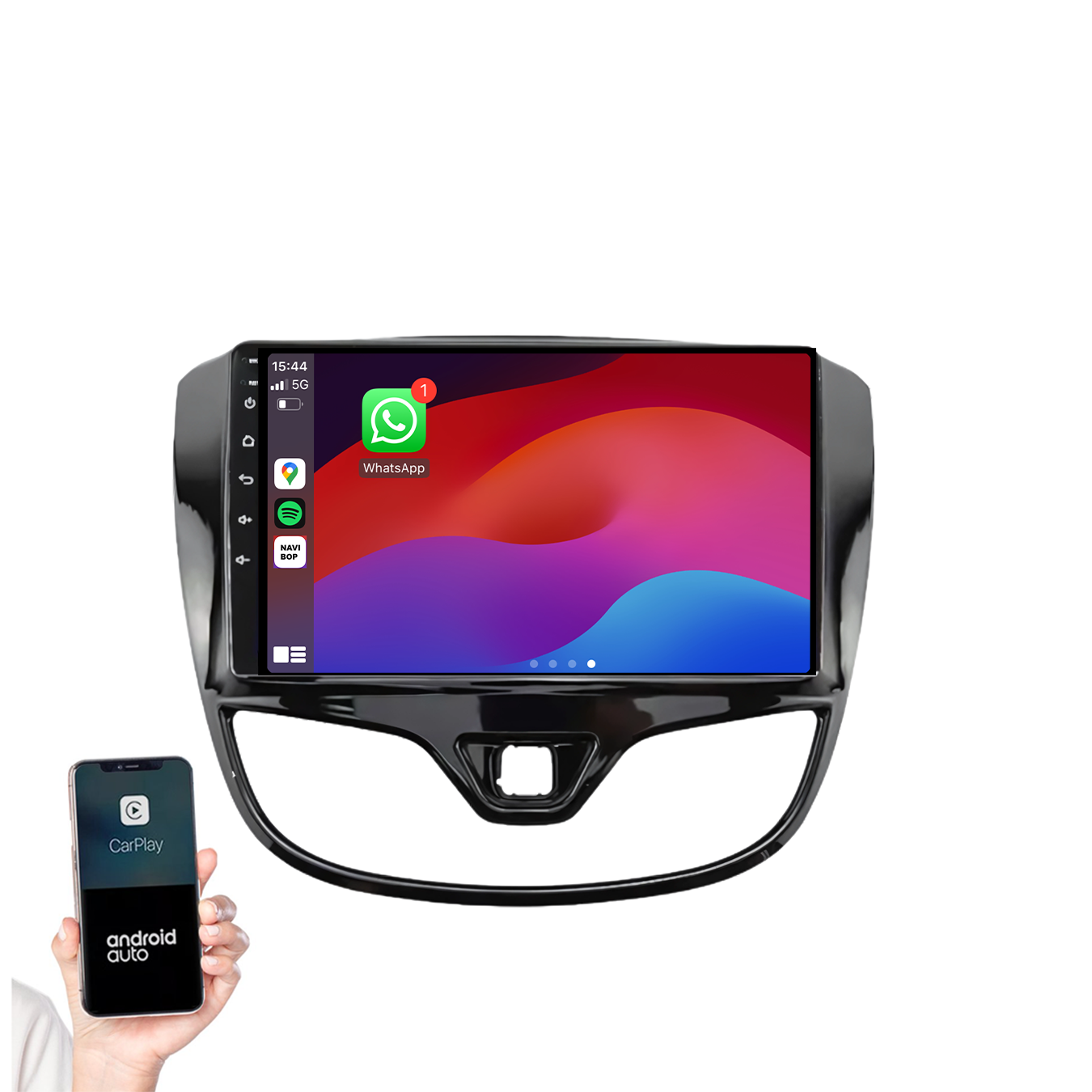 Opel Karl | Autoradio | 2015 t/m 2020 | Android 14 | Apple CarPlay & Android Auto