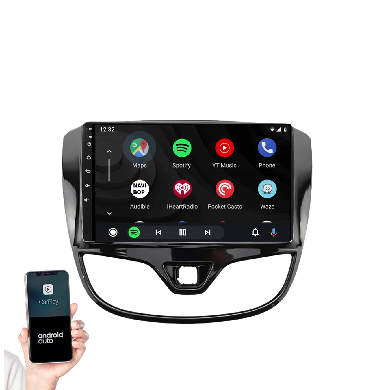 Opel Karl | Autoradio | 2015 t/m 2020 | Android 14 | Apple CarPlay & Android Auto