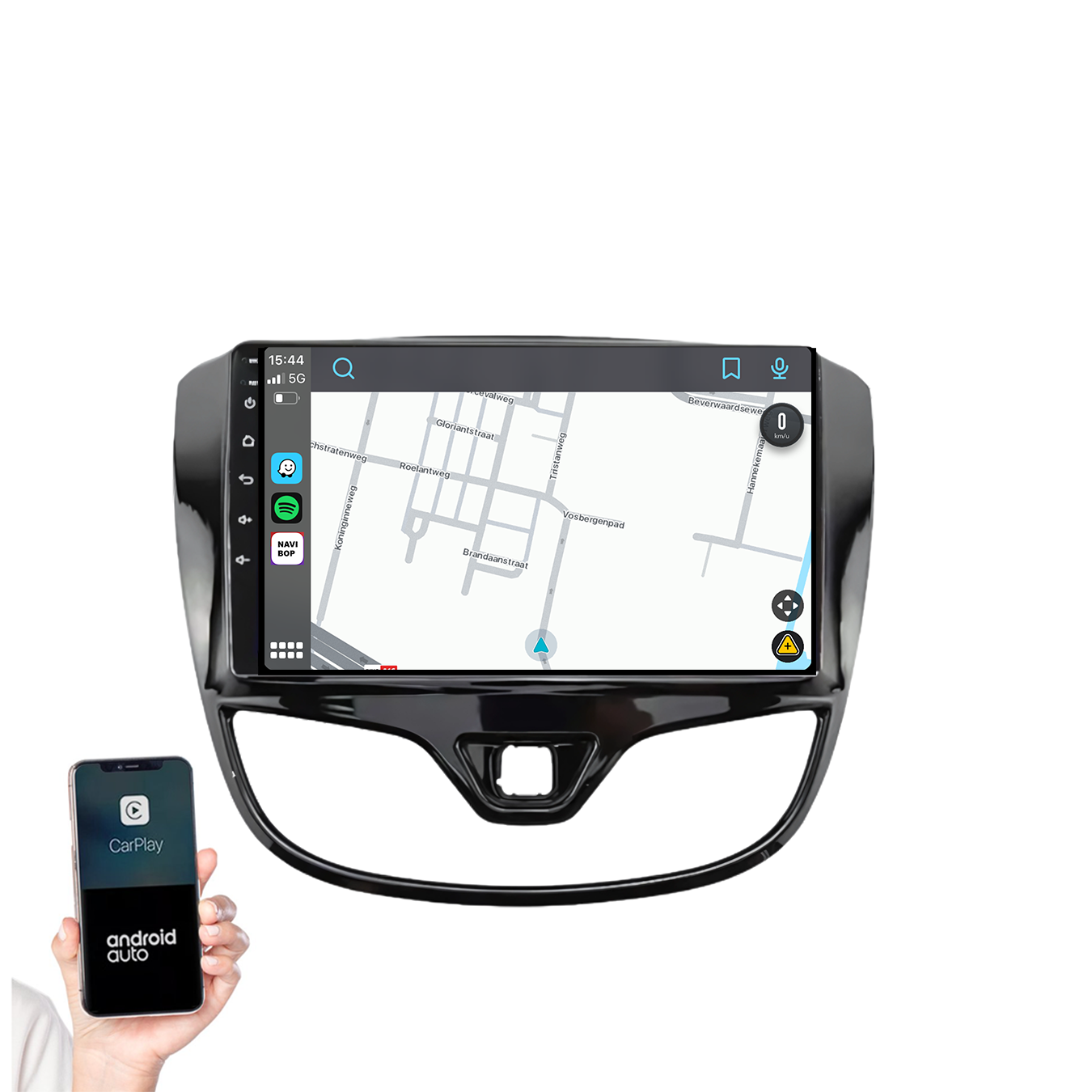 Opel Karl | Autoradio | 2015 t/m 2020 | Android 14 | Apple CarPlay & Android Auto
