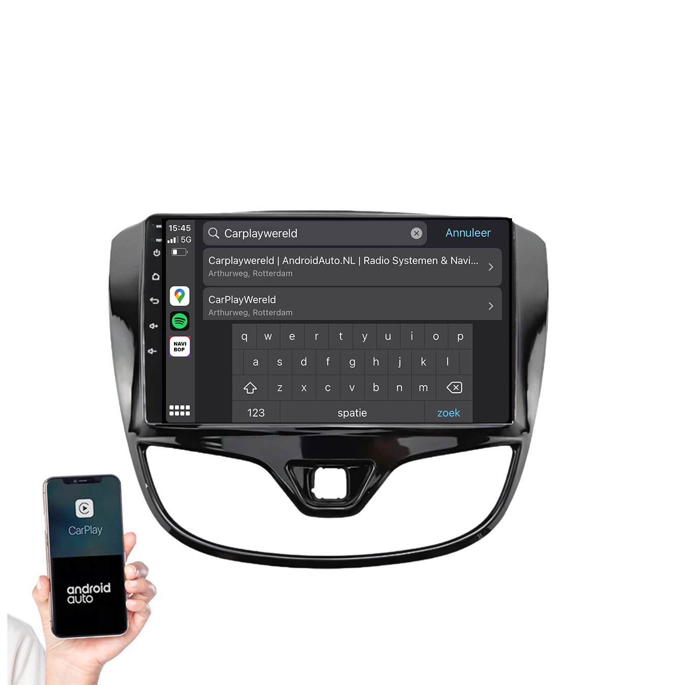 Opel Karl | Autoradio | 2015 t/m 2020 | Android 14 | Apple CarPlay & Android Auto