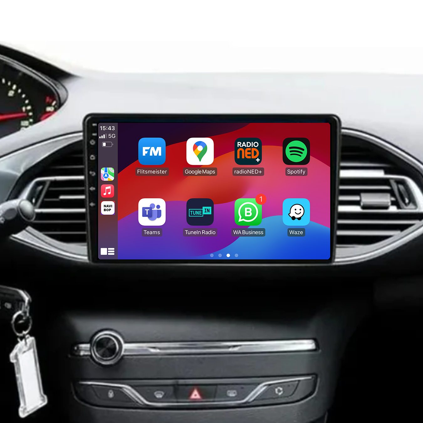 Peugeot 308 | Autoradio | 2010 t/m 2016 | Android 14 | Apple CarPlay & Android Auto