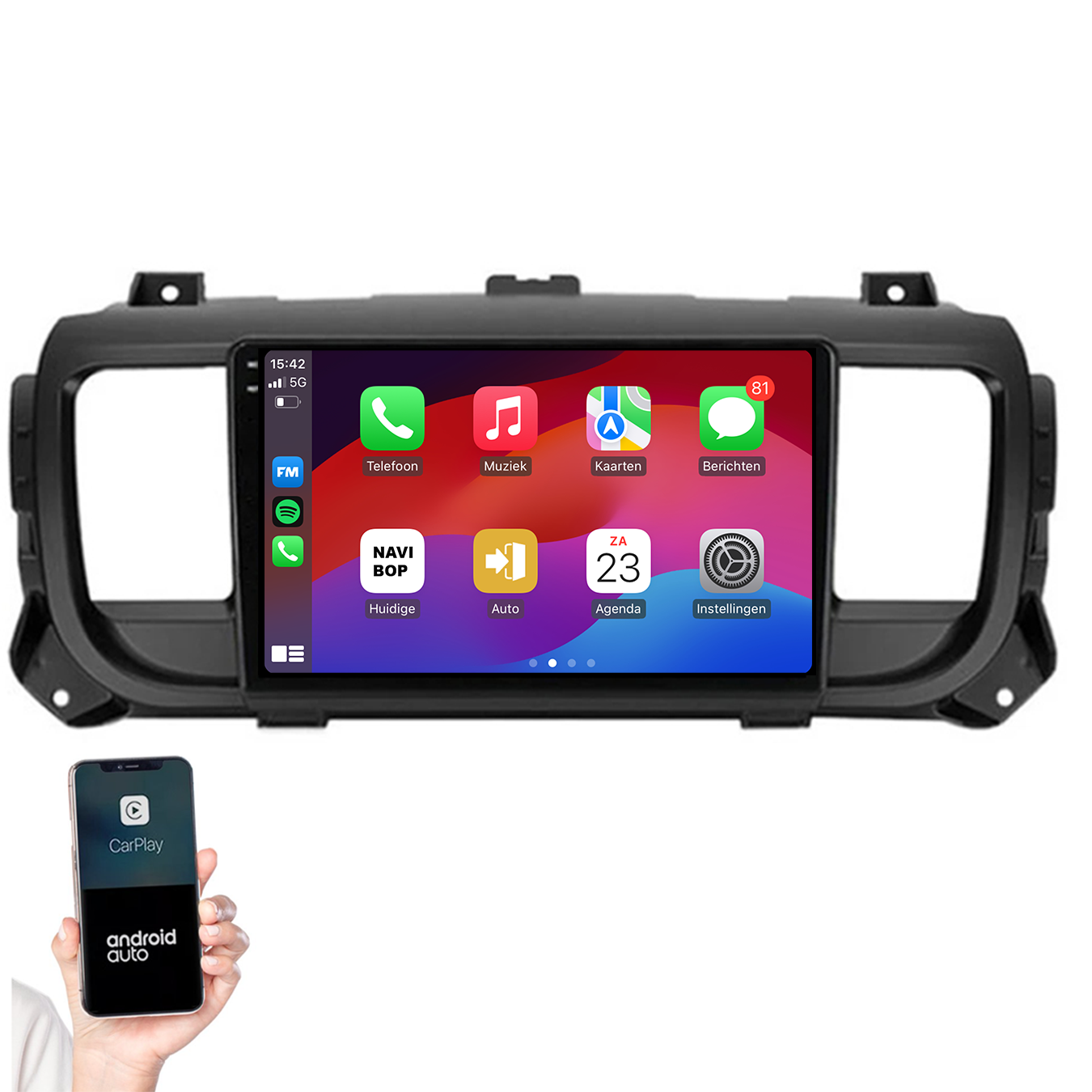 Opel Vivaro | Autoradio | 2021+ | Android 14 | Apple CarPlay & Android Auto