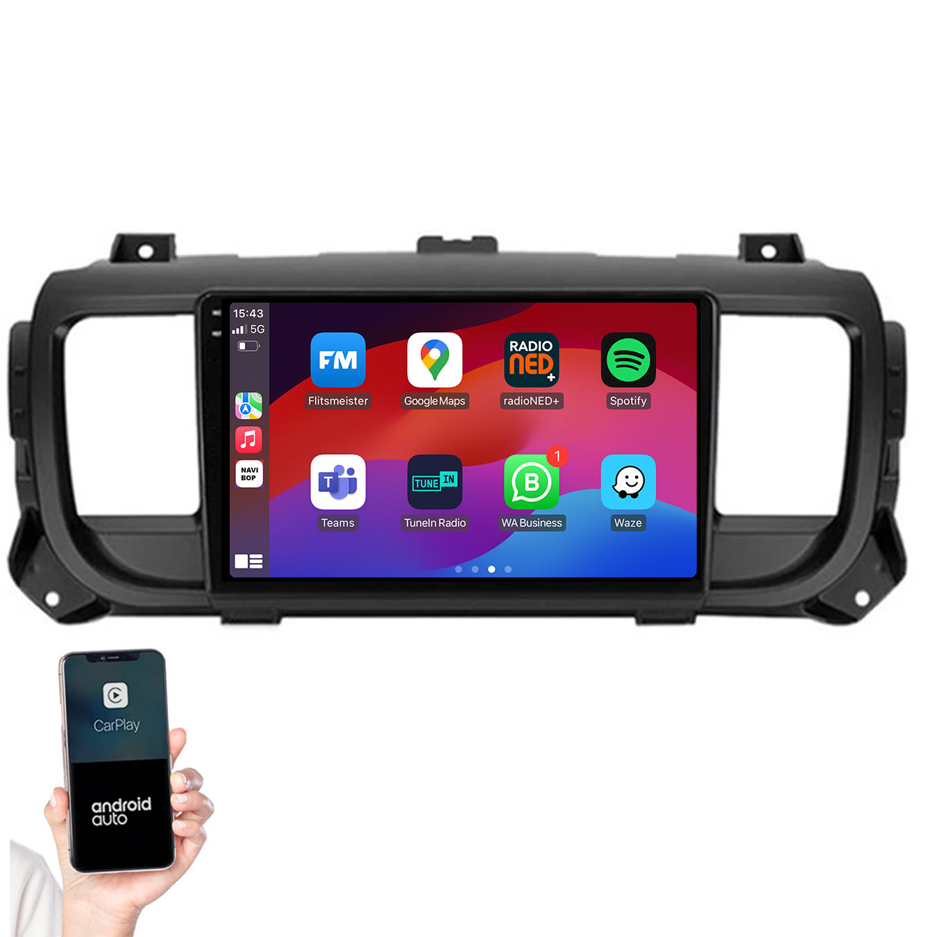 Opel Vivaro | Autoradio | 2021+ | Android 14 | Apple CarPlay & Android Auto