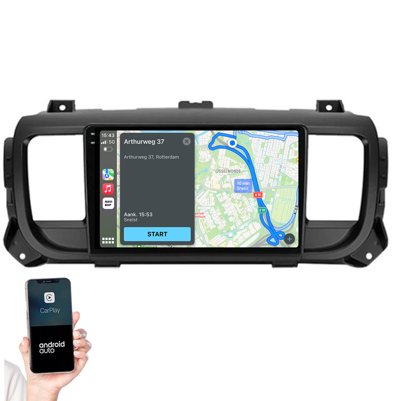 Opel Vivaro | Autoradio | 2021+ | Android 14 | Apple CarPlay & Android Auto