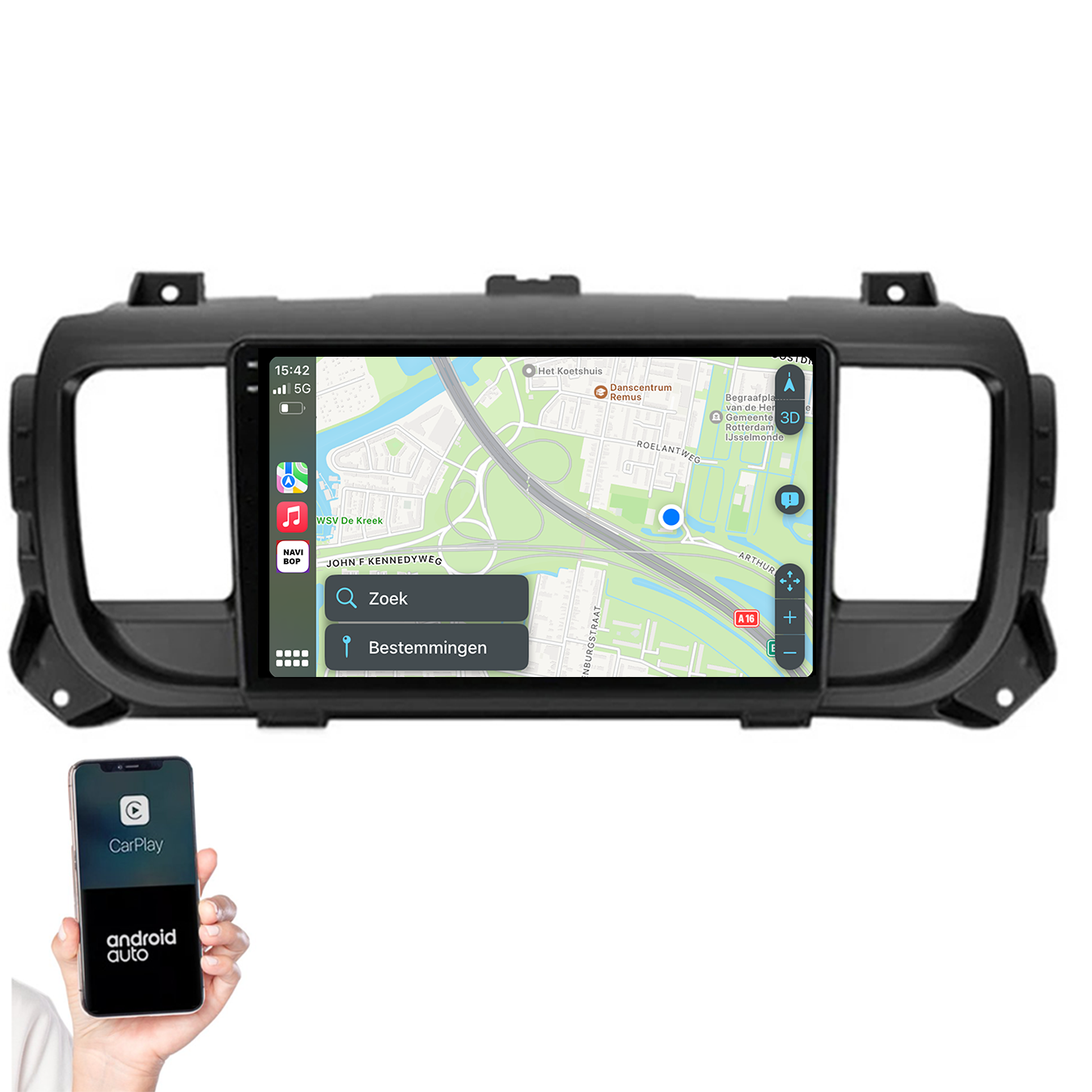 Opel Vivaro | Autoradio | 2021+ | Android 14 | Apple CarPlay & Android Auto