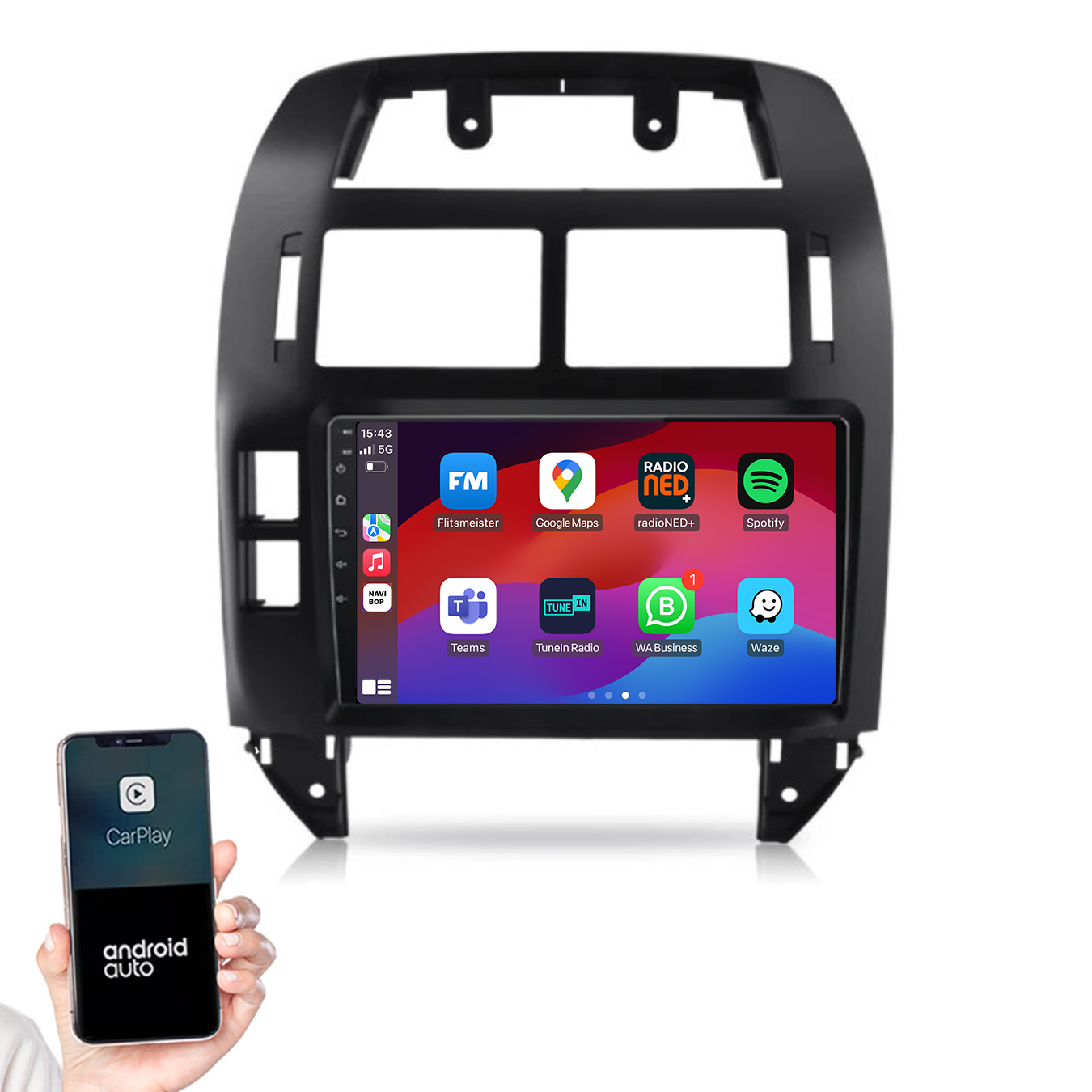 Volkswagen Polo | Autoradio | 2002 t/m 2009 | Android 14 | Apple CarPlay & Android Auto
