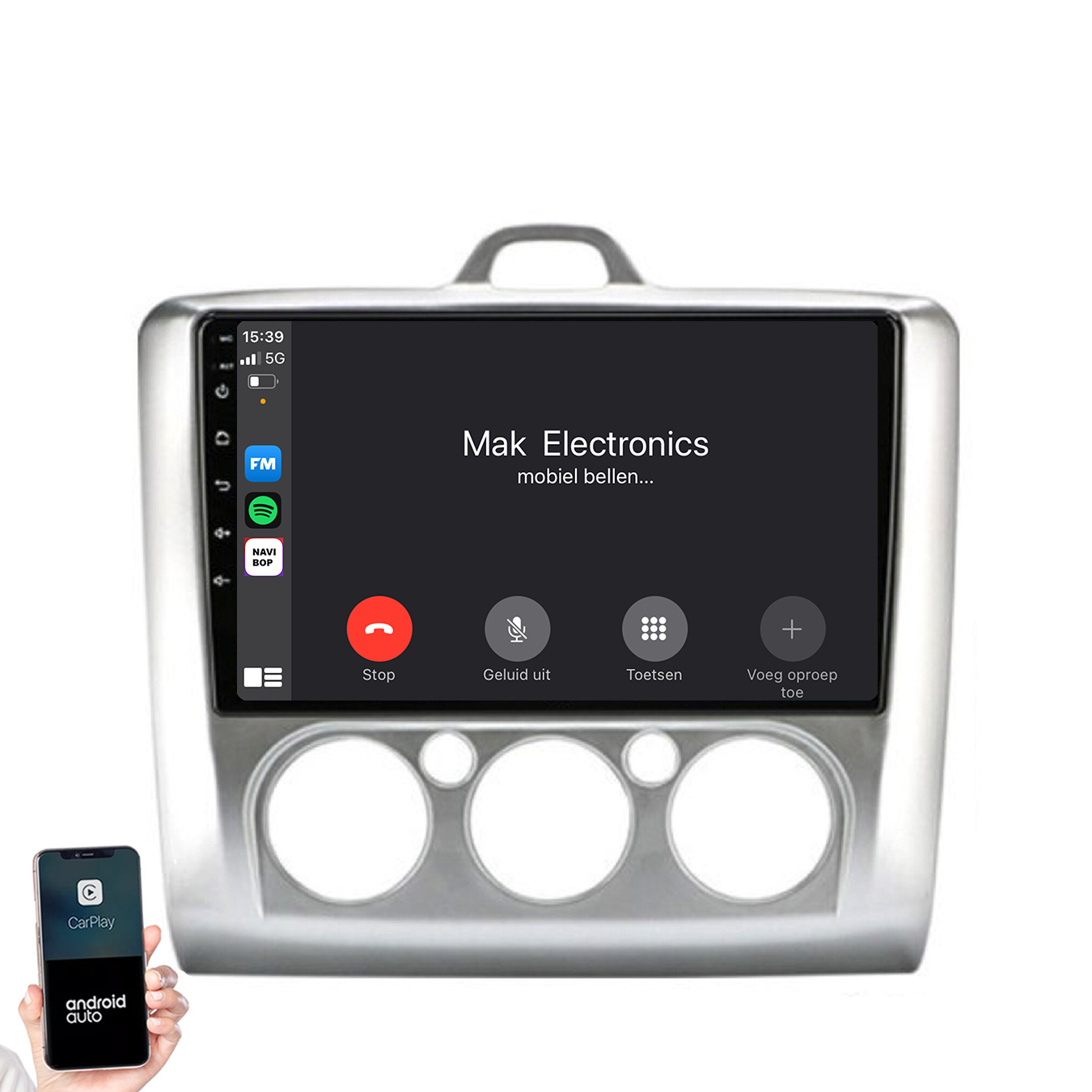 Ford Focus | Autoradio | 2004 t/m 2011 | Android 14 | Apple CarPlay & Android Auto