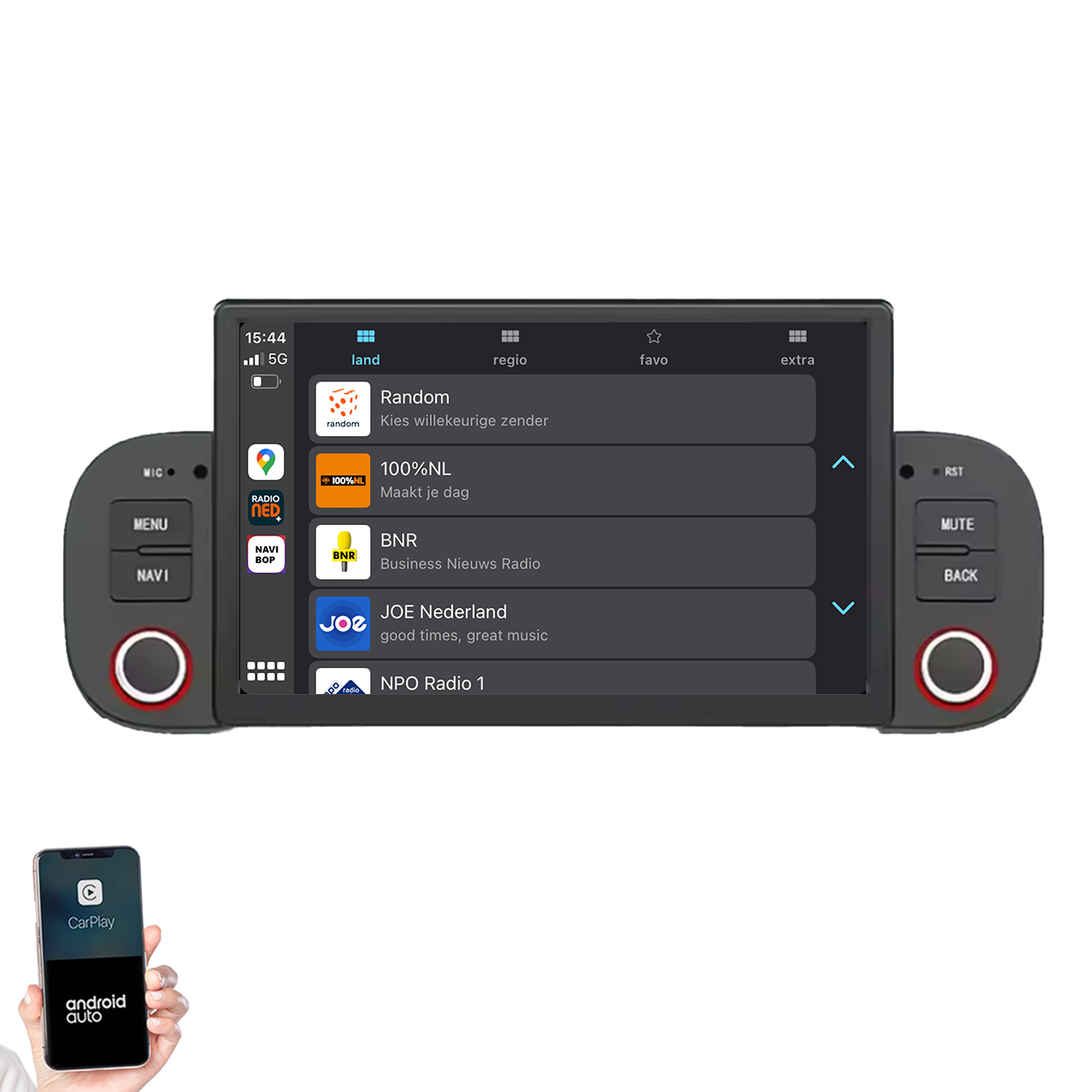 Fiat Panda | Autoradio | 2013 t/m 2020 | Android 14 | Apple CarPlay & Android Auto