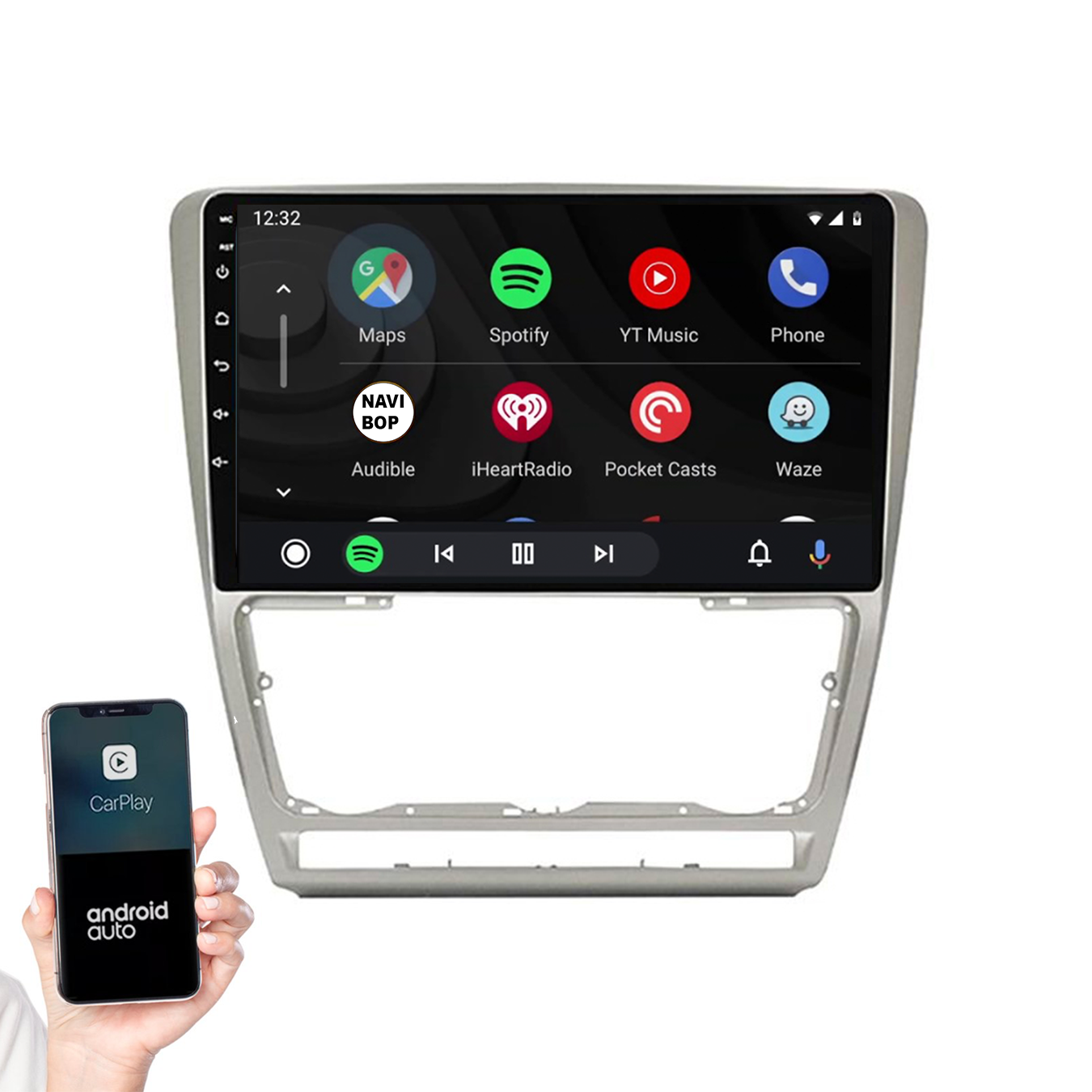 Skoda Octavia | Autoradio | 2005 t/m 2013 | Android 14 | Apple CarPlay & Android Auto