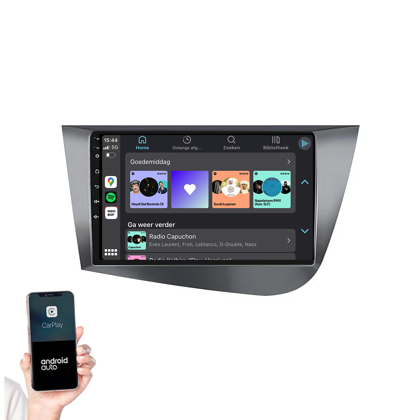 Seat Toledo | Autoradio | 2008 t/m 2016 | Android 14 | Apple CarPlay & Android Auto