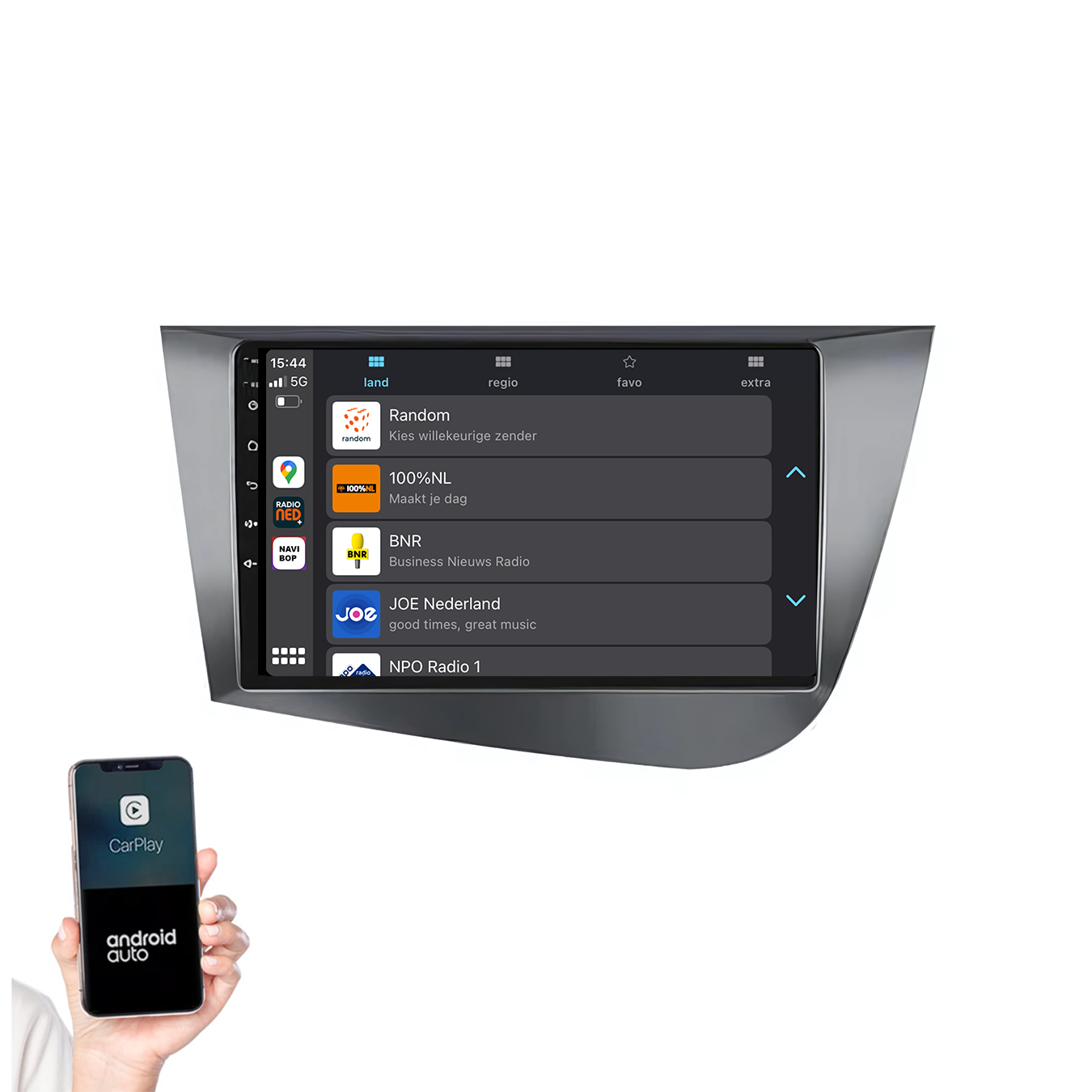 Seat Toledo | Autoradio | 2008 t/m 2016 | Android 14 | Apple CarPlay & Android Auto