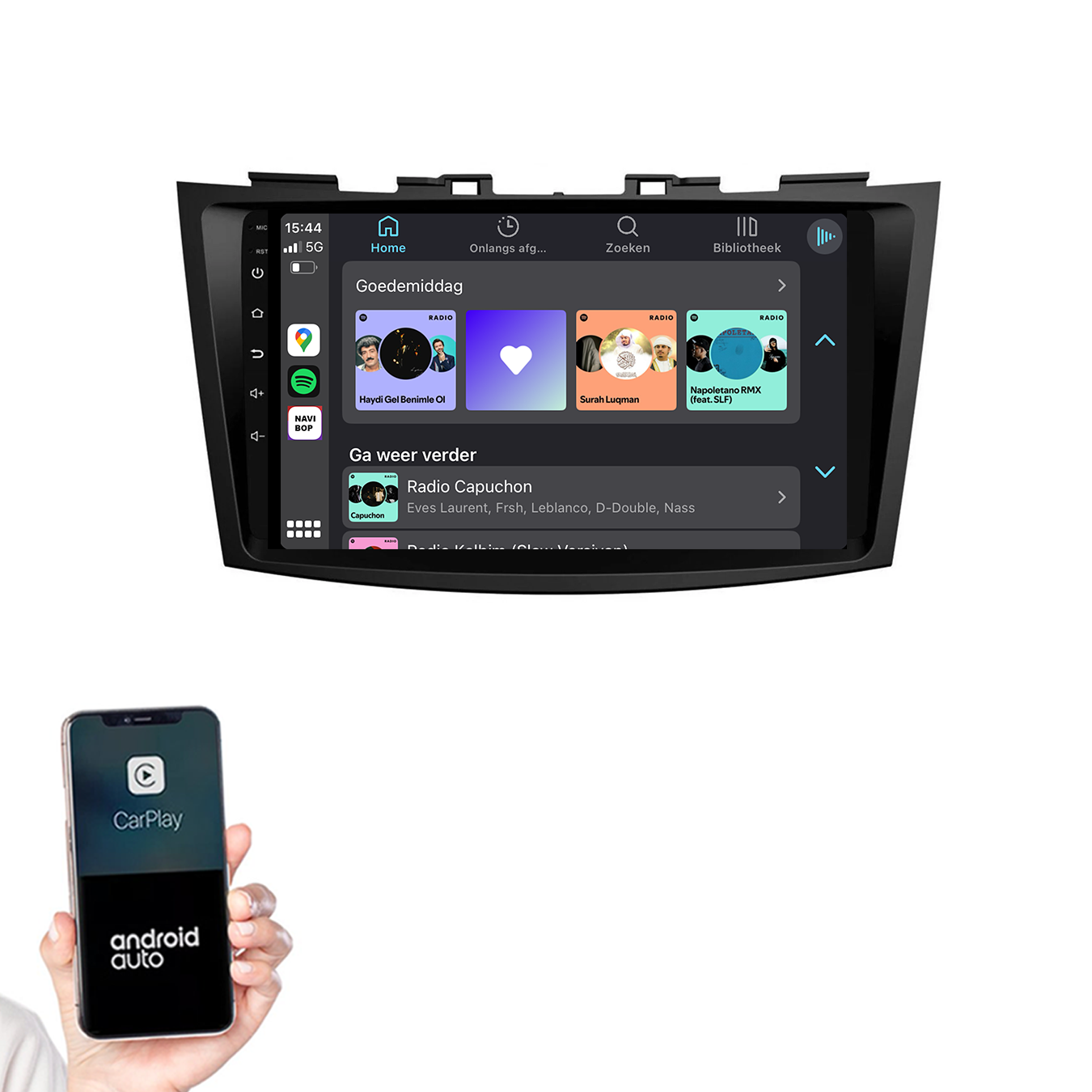 Suzuki Swift | Autoradio | 2011 t/m 2015 | Android 14 | Apple CarPlay & Android Auto