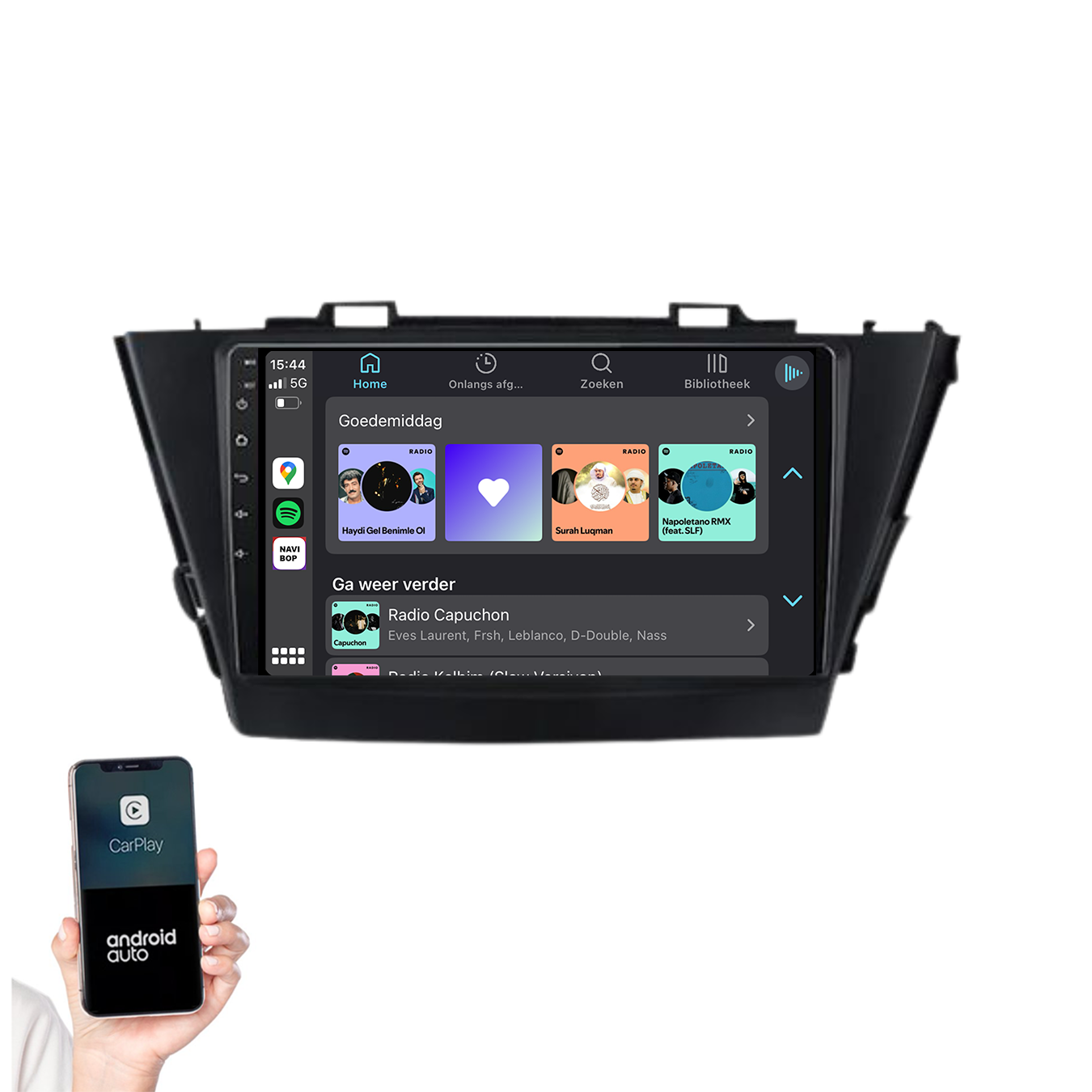 Toyota Prius Plus | Autoradio | 2010 t/m 2017 | Android 14 | Apple CarPlay & Android Auto
