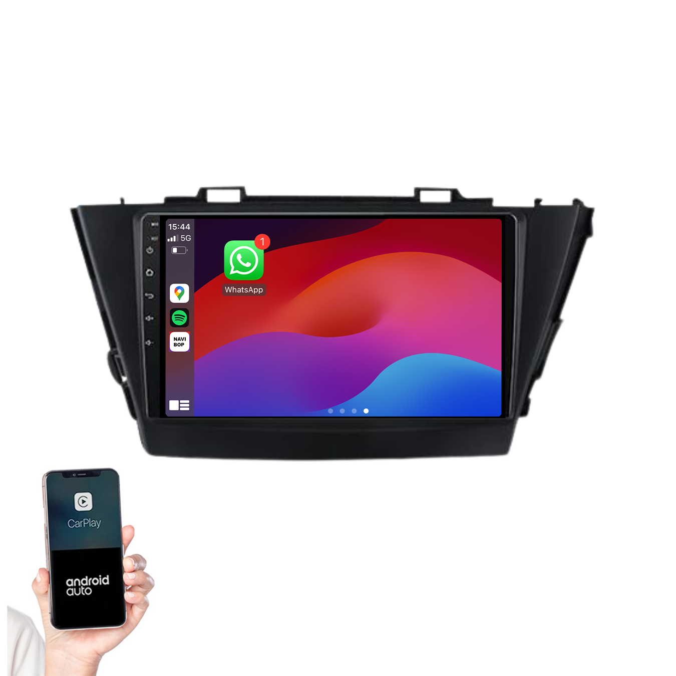 Toyota Prius Plus | Autoradio | 2010 t/m 2017 | Android 14 | Apple CarPlay & Android Auto