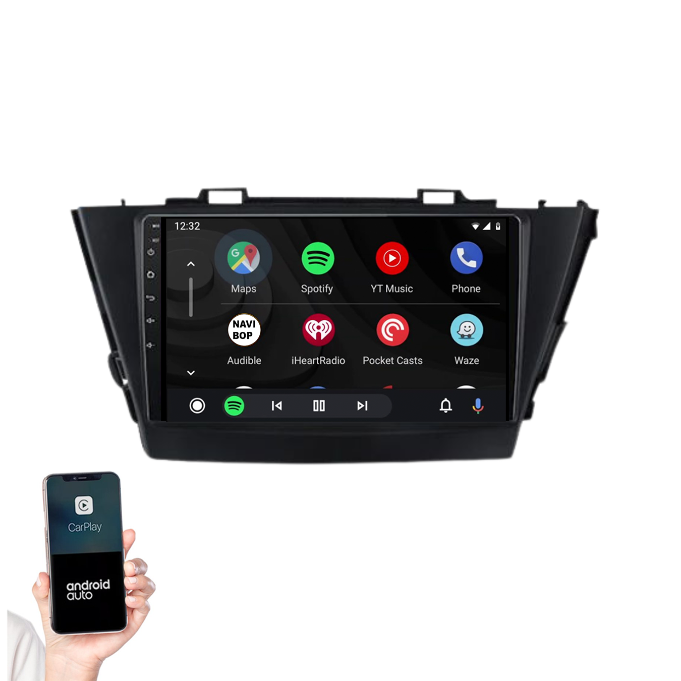 Toyota Prius Plus | Autoradio | 2010 t/m 2017 | Android 14 | Apple CarPlay & Android Auto