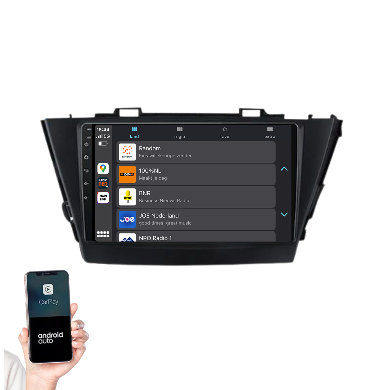 Toyota Prius Plus | Autoradio | 2010 t/m 2017 | Android 14 | Apple CarPlay & Android Auto