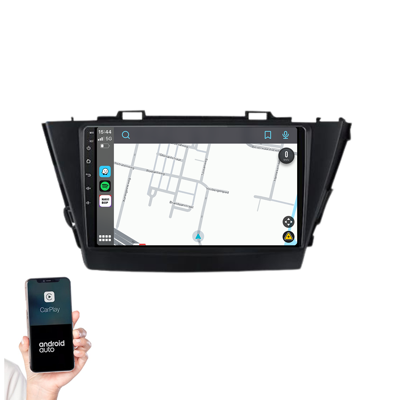 Toyota Prius Plus | Autoradio | 2010 t/m 2017 | Android 14 | Apple CarPlay & Android Auto
