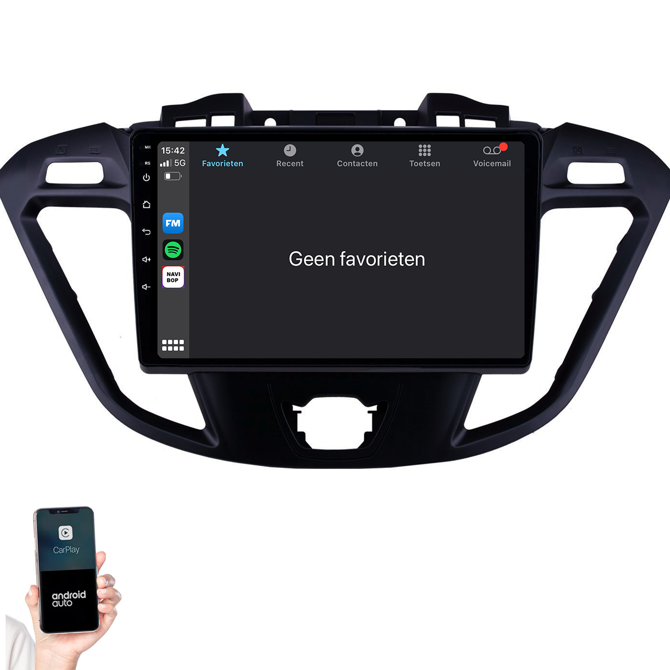 Ford Transit Custom | Autoradio | 2013 t/m 2019 | Android 14 | Apple CarPlay & Android Auto