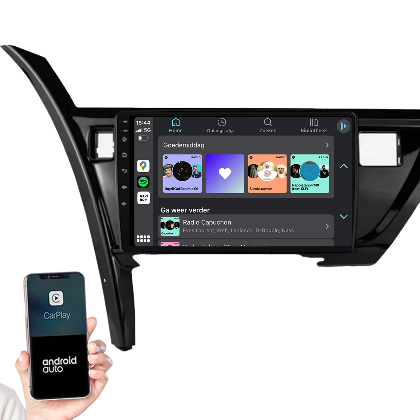 Toyota Auris | Autoradio | 2013 t/m 2018 | Android 14 | Apple CarPlay & Android Auto