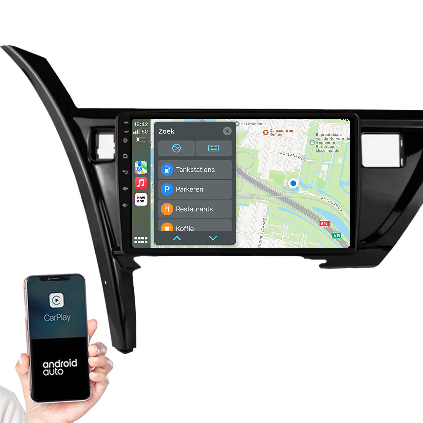 Toyota Auris | Autoradio | 2013 t/m 2018 | Android 14 | Apple CarPlay & Android Auto