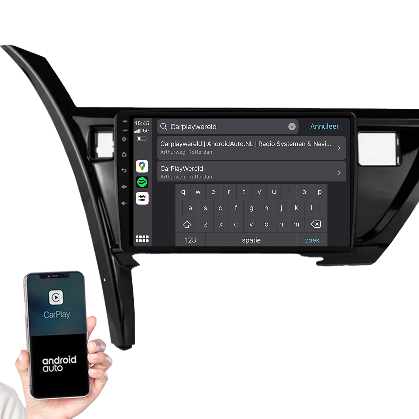 Toyota Auris | Autoradio | 2013 t/m 2018 | Android 14 | Apple CarPlay & Android Auto
