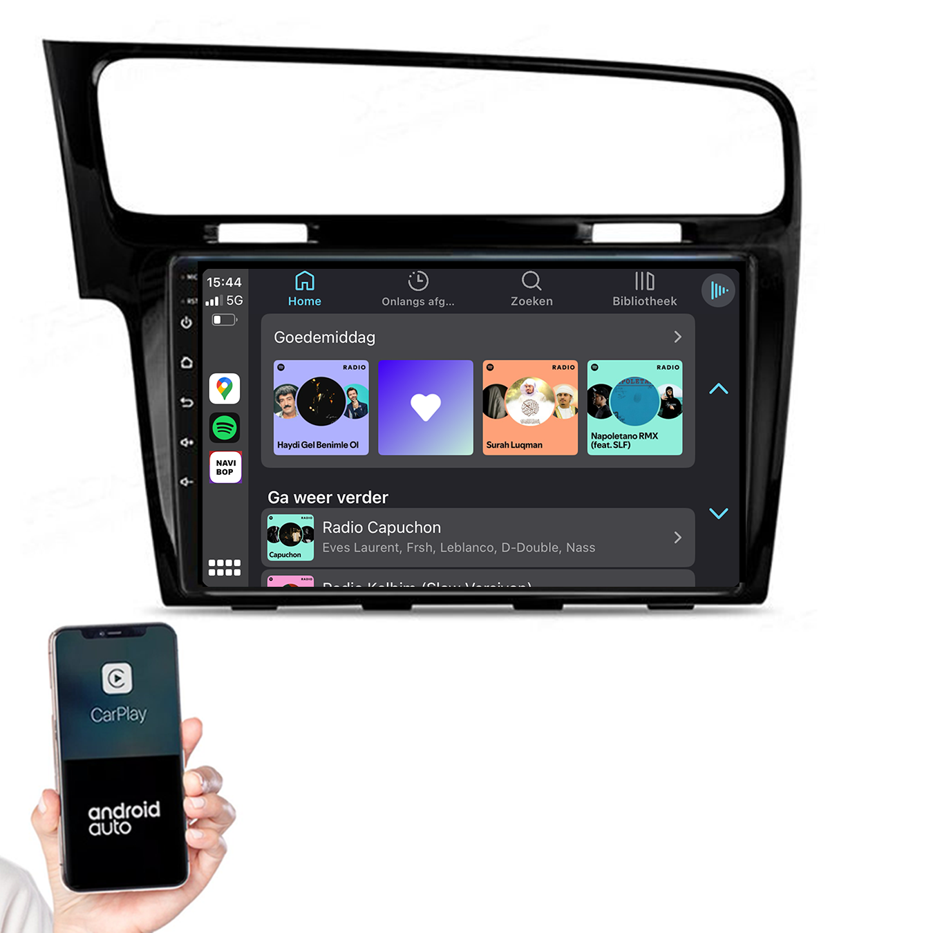 Volkswagen Golf 7 | Autoradio | 2013 t/m 2020 | Android 14 | Apple CarPlay & Android Auto