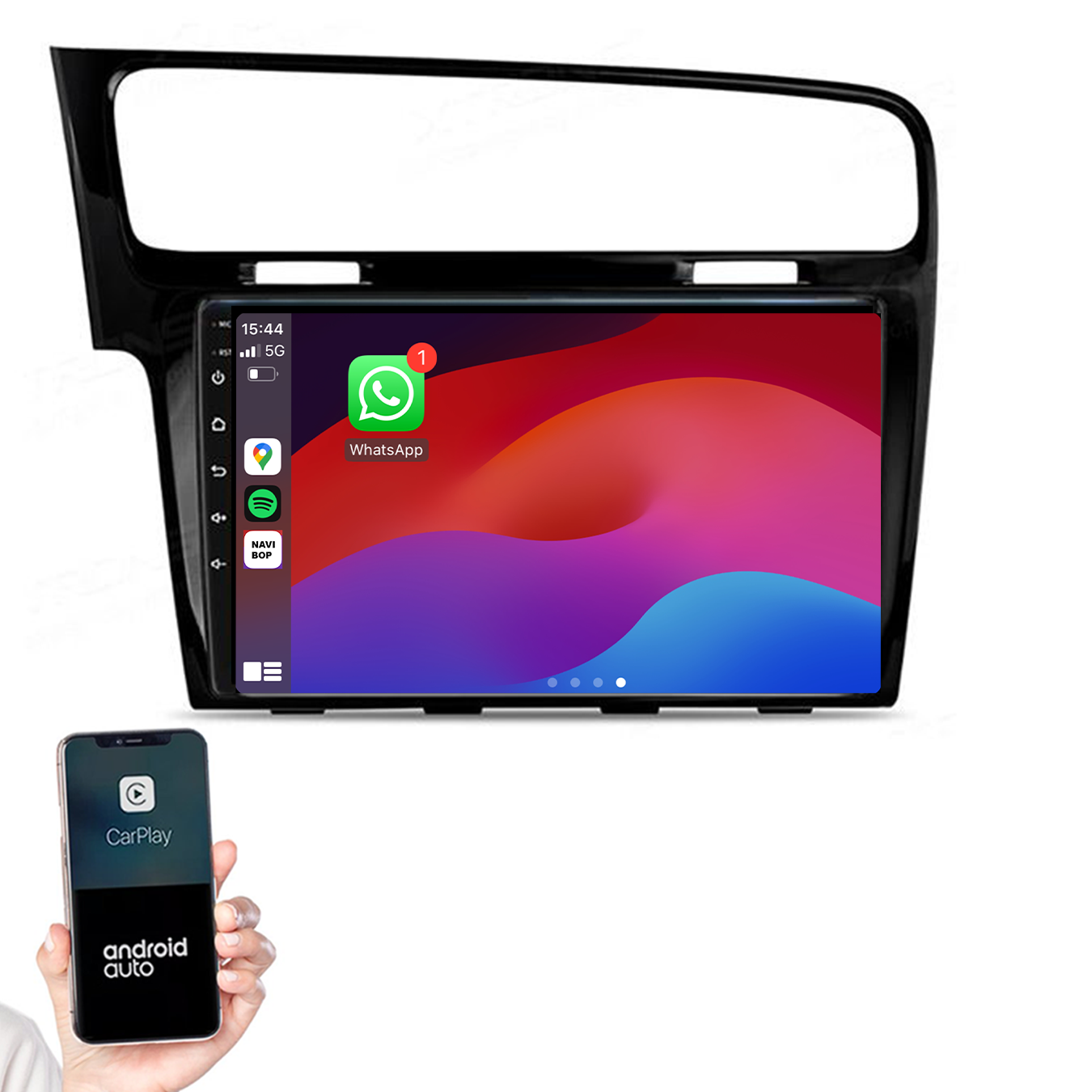 Volkswagen Golf 7 | Autoradio | 2013 t/m 2020 | Android 14 | Apple CarPlay & Android Auto