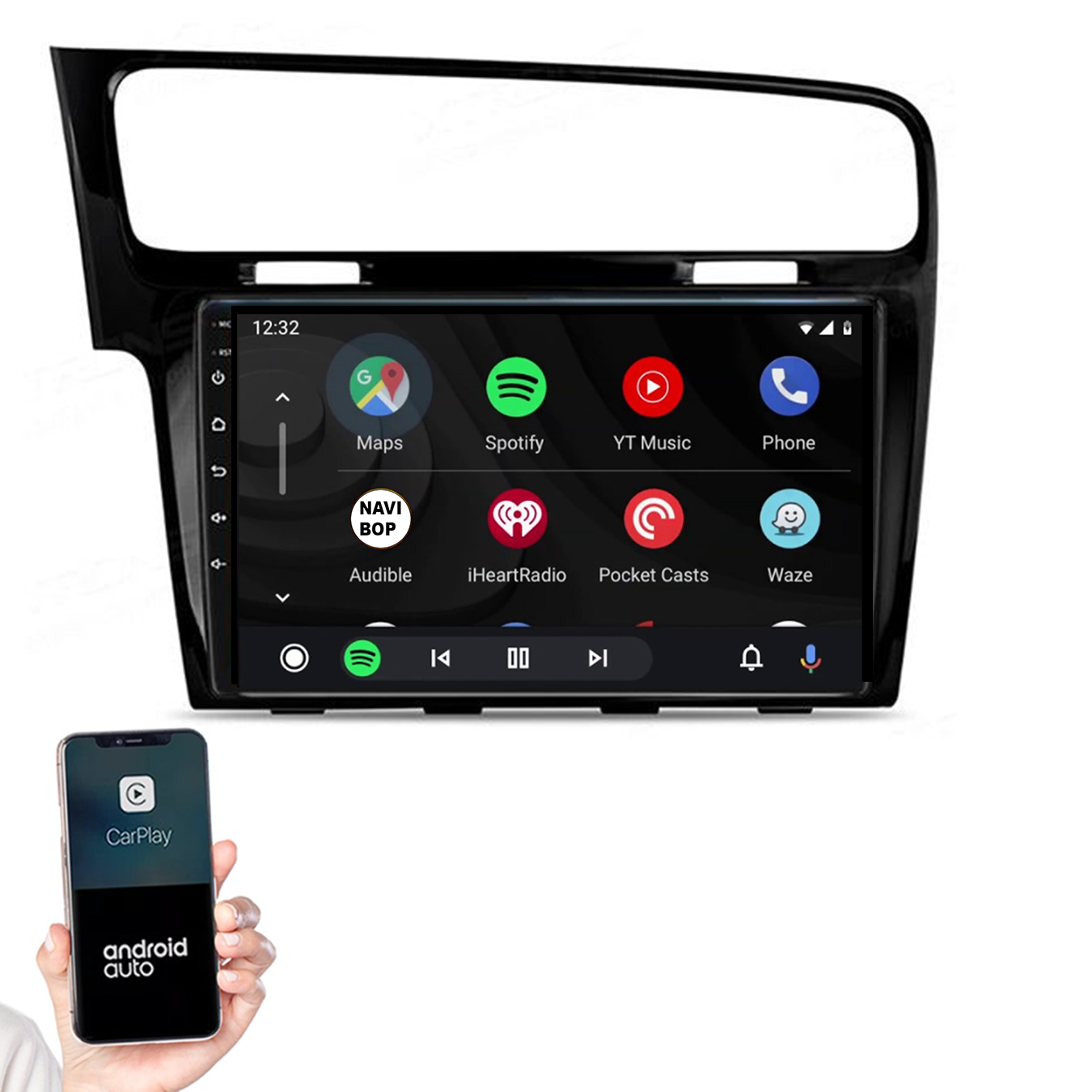 Volkswagen Golf 7 | Autoradio | 2013 t/m 2020 | Android 14 | Apple CarPlay & Android Auto