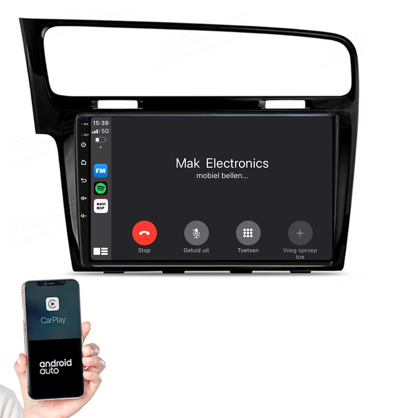 Volkswagen Golf 7 | Autoradio | 2013 t/m 2020 | Android 14 | Apple CarPlay & Android Auto