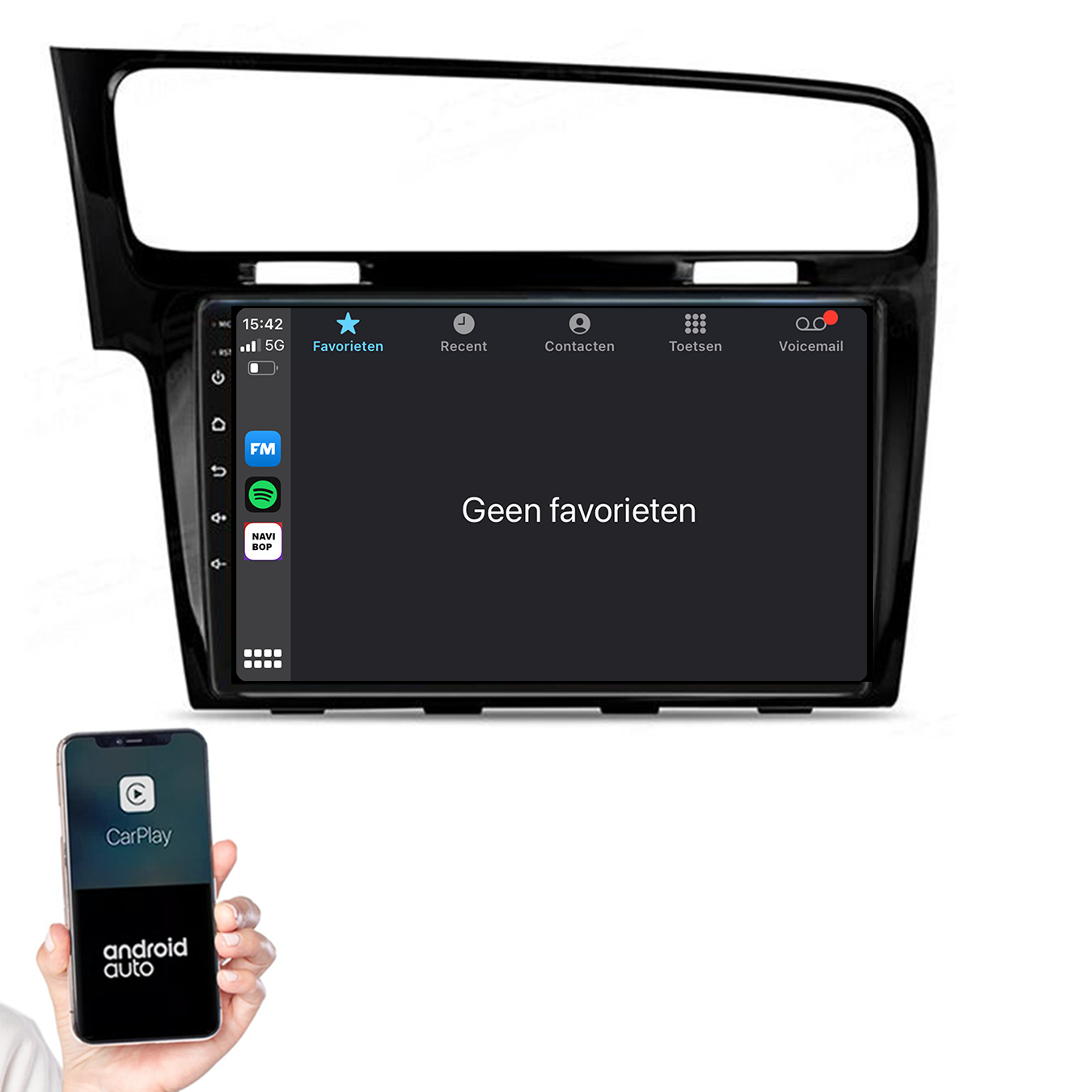 Volkswagen Golf 7 | Autoradio | 2013 t/m 2020 | Android 14 | Apple CarPlay & Android Auto