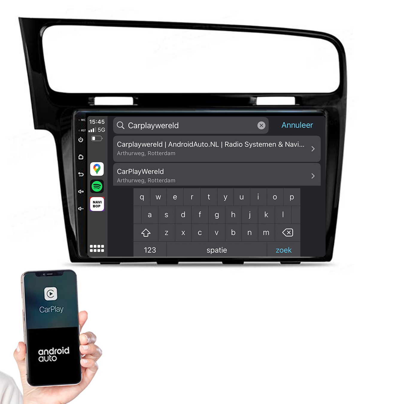 Volkswagen Golf 7 | Autoradio | 2013 t/m 2020 | Android 14 | Apple CarPlay & Android Auto