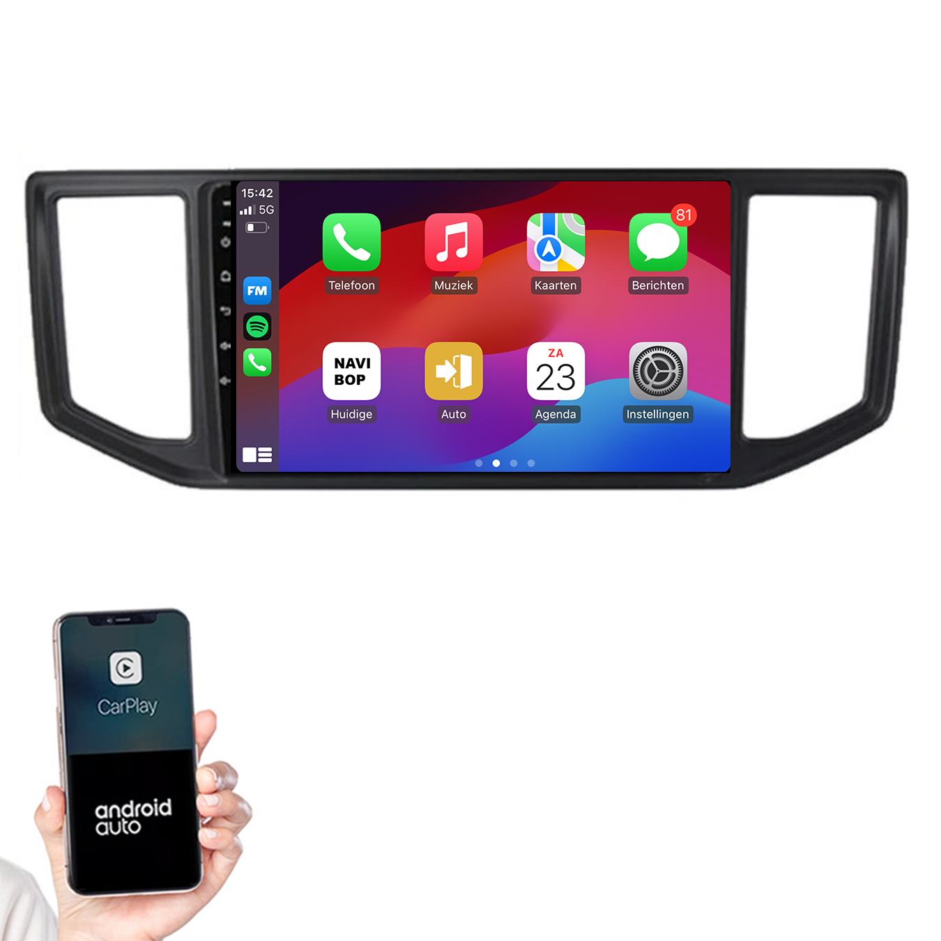 Volkswagen Crafter | Autoradio | 2017 t/m 2021 | Android 14 | Apple CarPlay & Android Auto