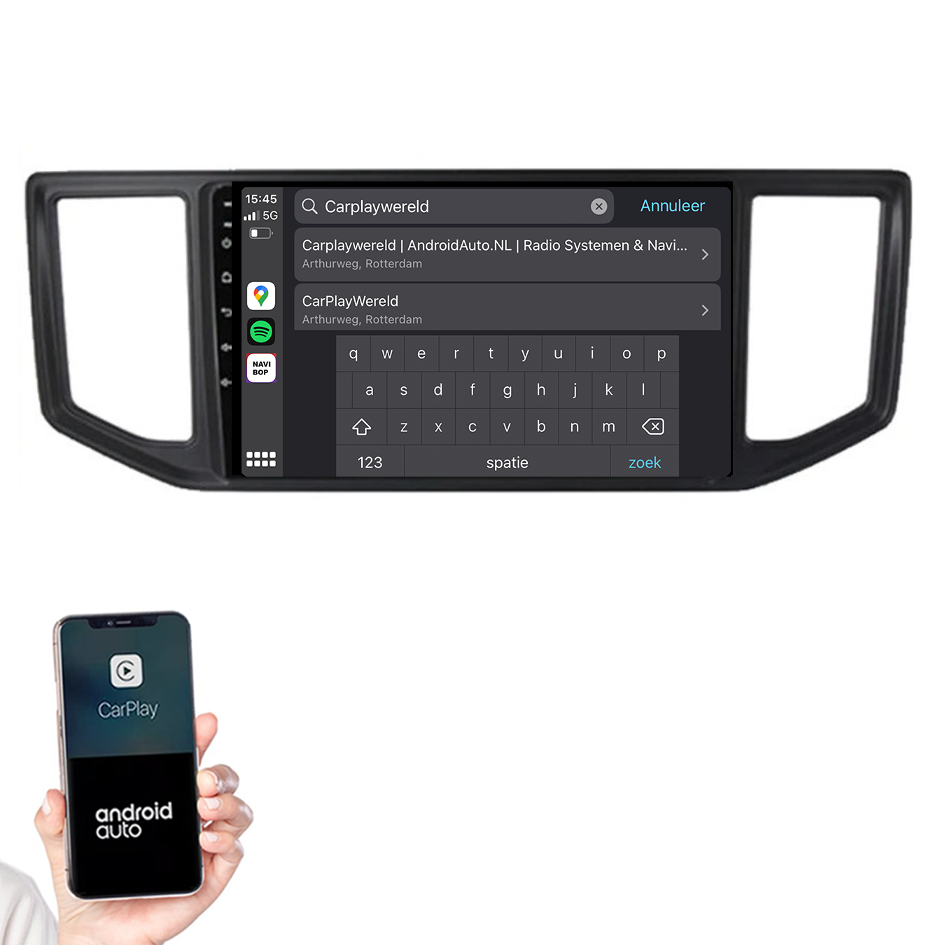 Volkswagen Crafter | Autoradio | 2017 t/m 2021 | Android 14 | Apple CarPlay & Android Auto