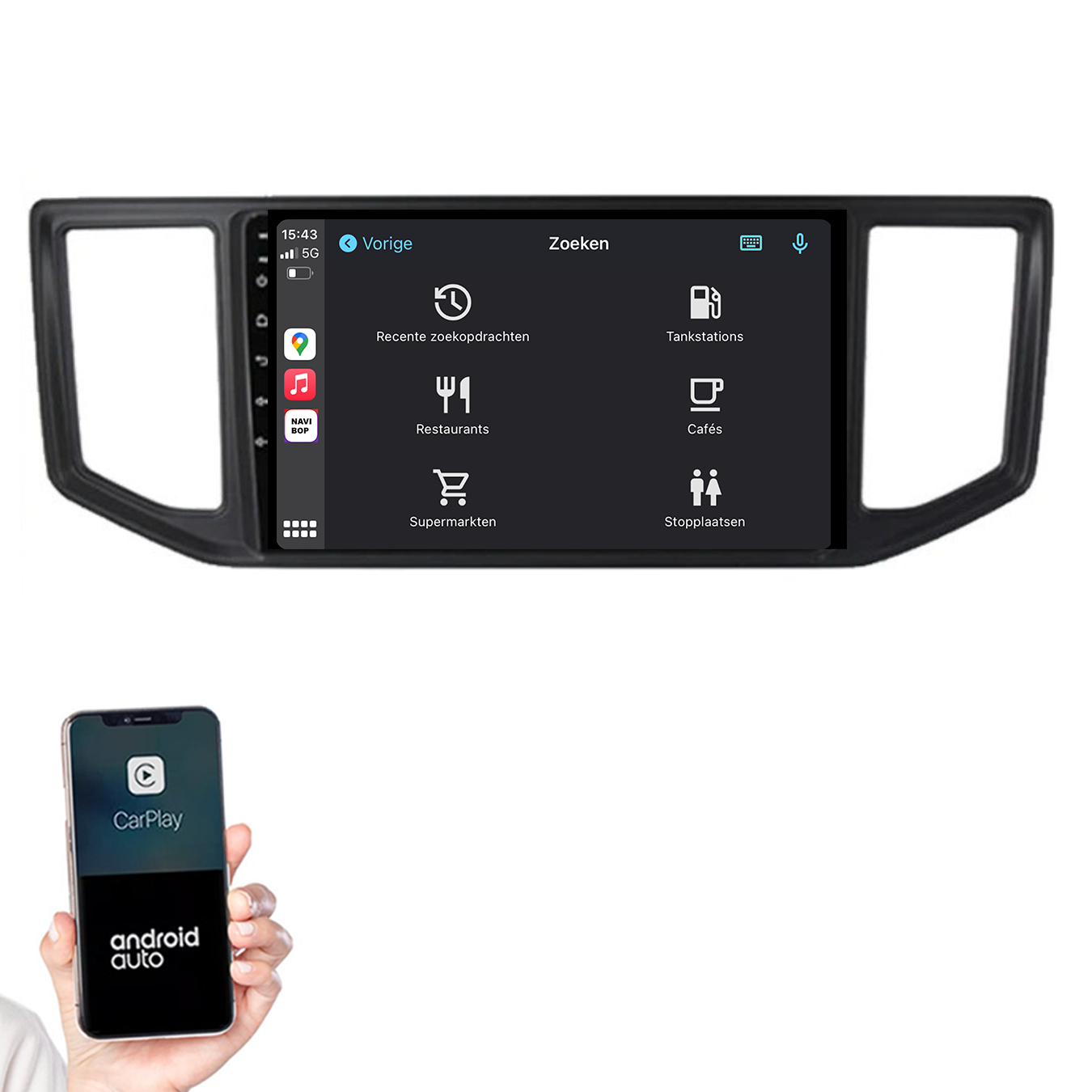 Volkswagen Crafter | Autoradio | 2017 t/m 2021 | Android 14 | Apple CarPlay & Android Auto