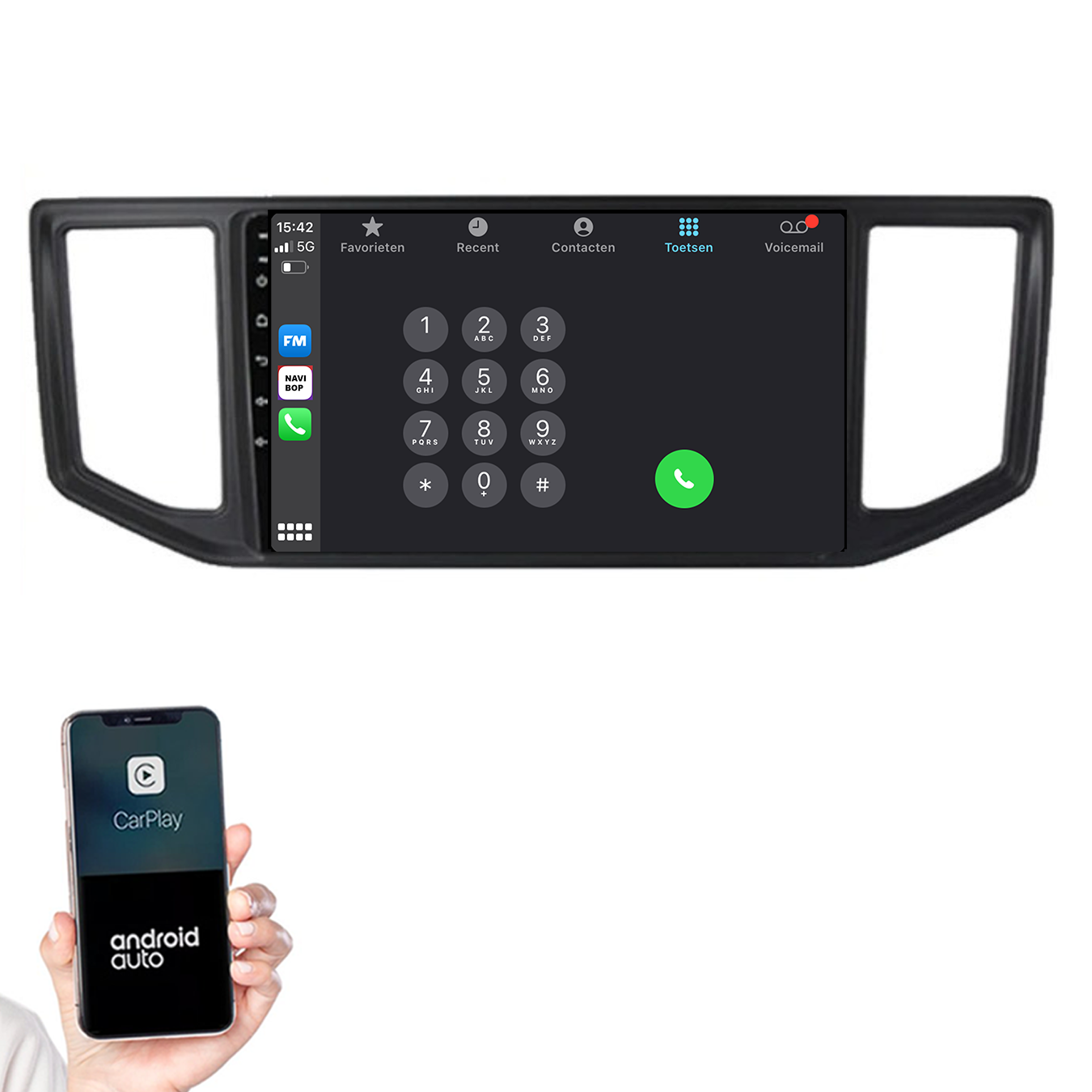 Volkswagen Crafter | Autoradio | 2017 t/m 2021 | Android 14 | Apple CarPlay & Android Auto
