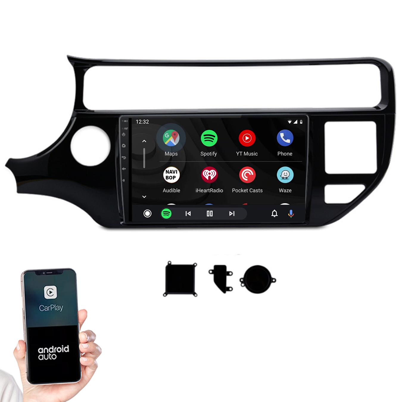 Kia Rio | Autoradio |2011 t/m 2017 | Android 14 | Apple CarPlay & Android Auto