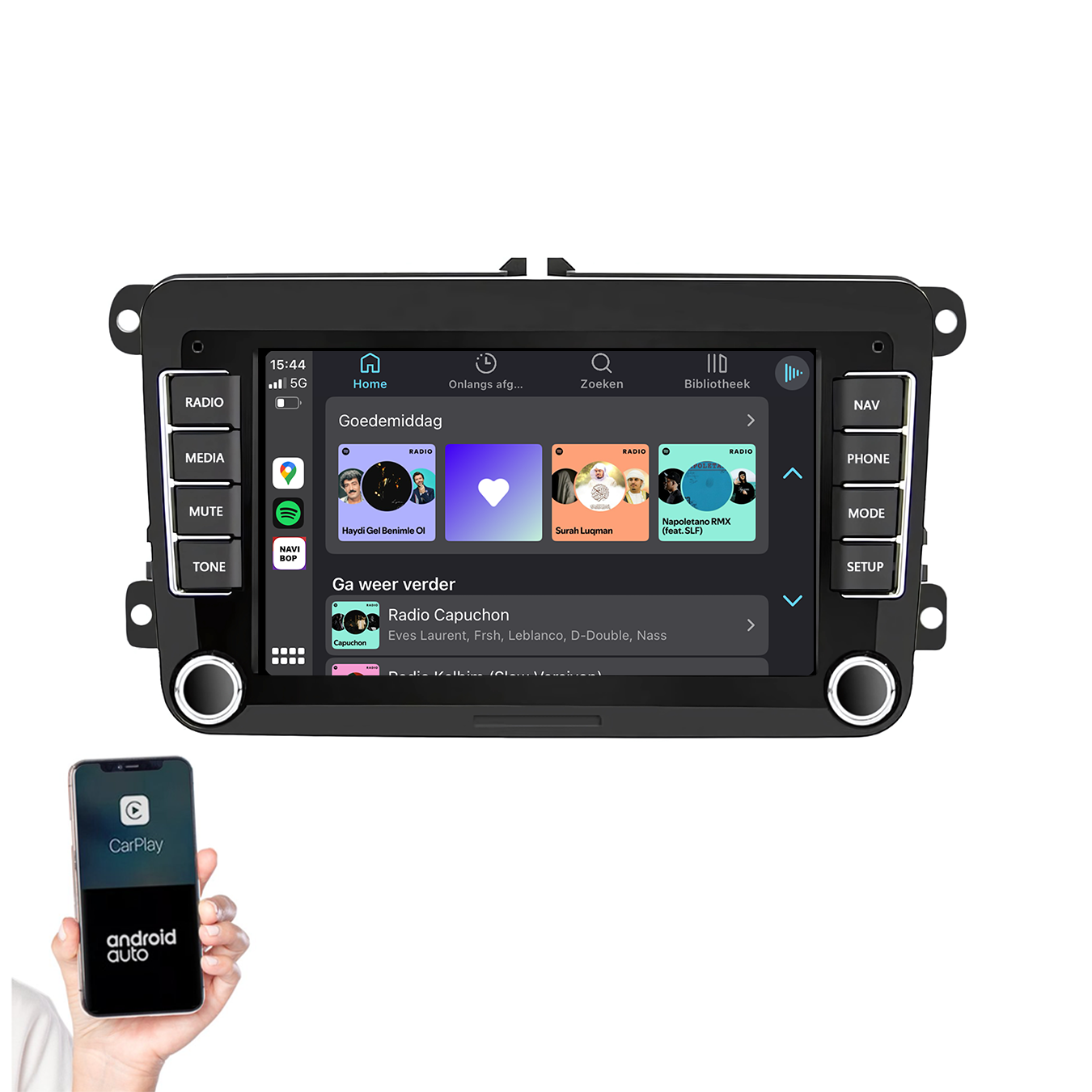 Seat Toledo | Autoradio | 2008 t/m 2016 | Android 14 | Apple CarPlay & Android Auto