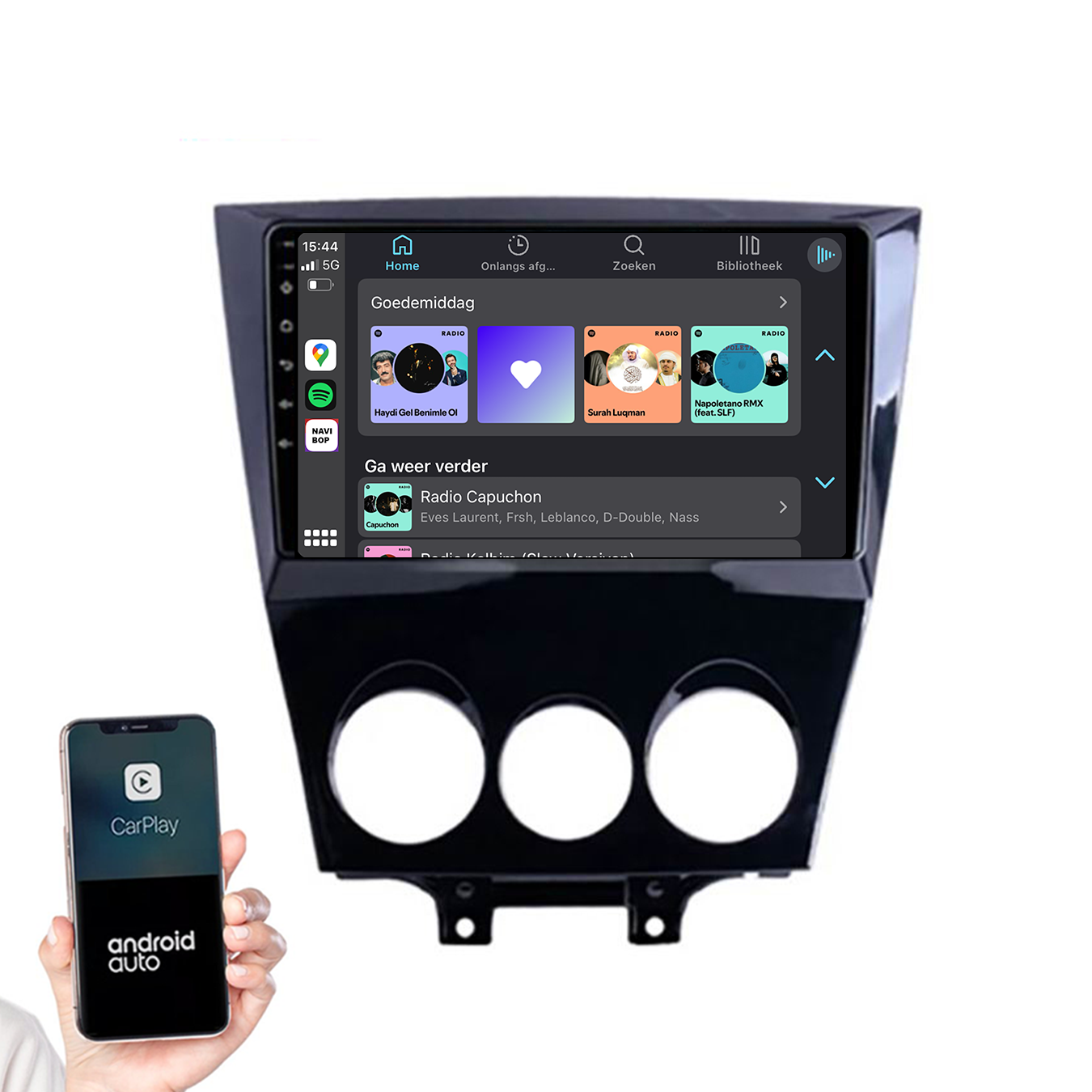 Mazda RX-8 | Autoradio | 2003 t/m 2008 | Android 14 | Apple CarPlay & Android Auto