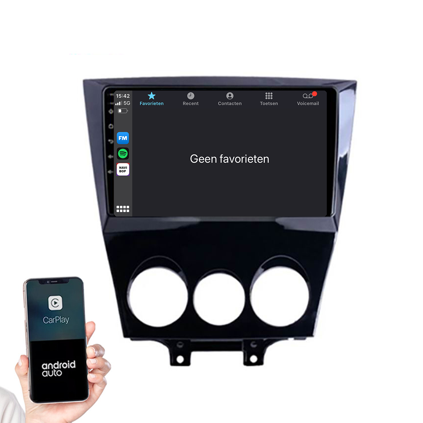 Mazda RX-8 | Autoradio | 2003 t/m 2008 | Android 14 | Apple CarPlay & Android Auto