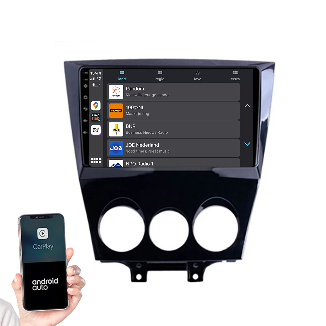 Mazda RX-8 | Autoradio | 2003 t/m 2008 | Android 14 | Apple CarPlay & Android Auto